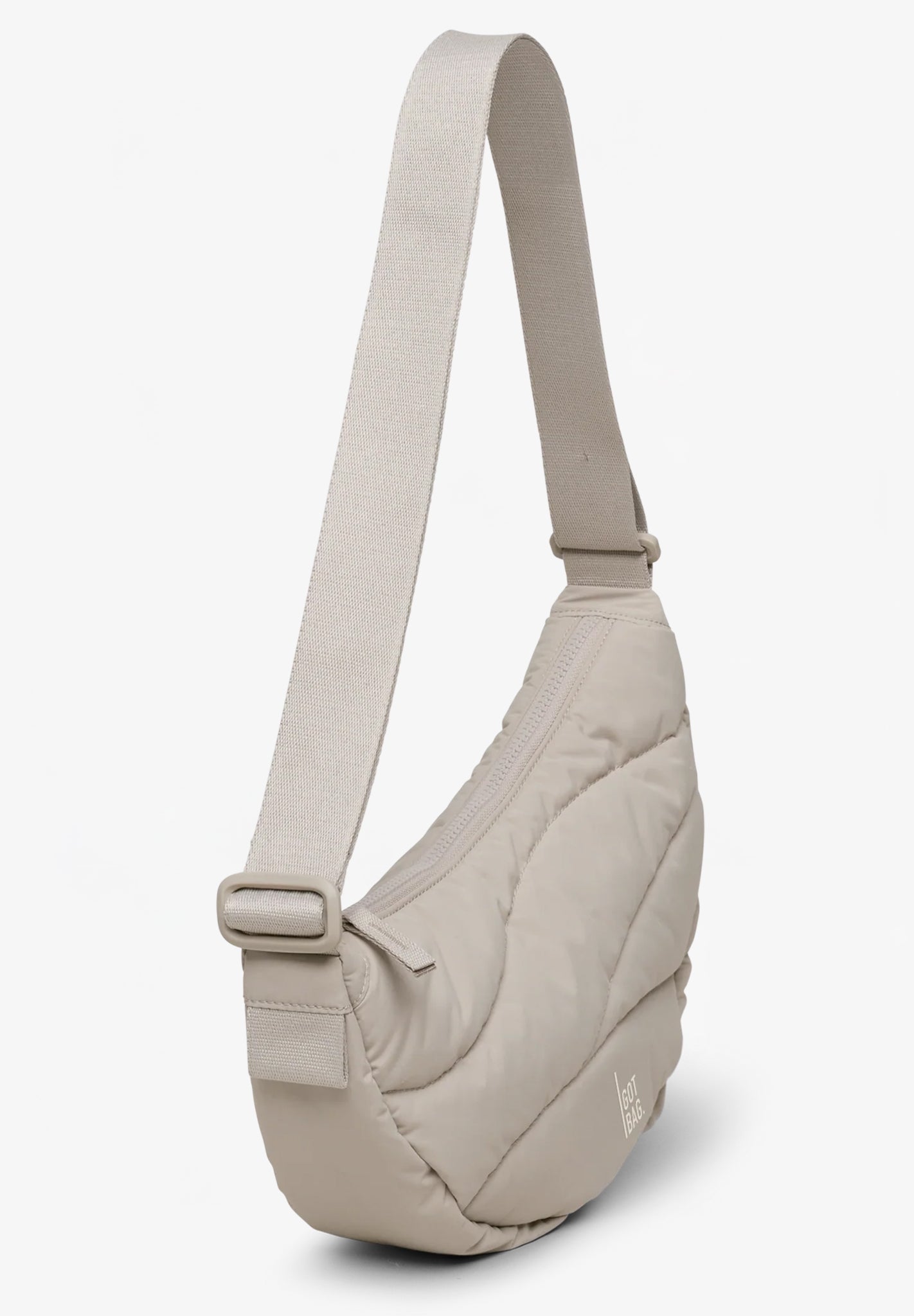 GOT BAG - Wavy Puffer Moon Bag Small - Scallop Monochrome - BACKYARD