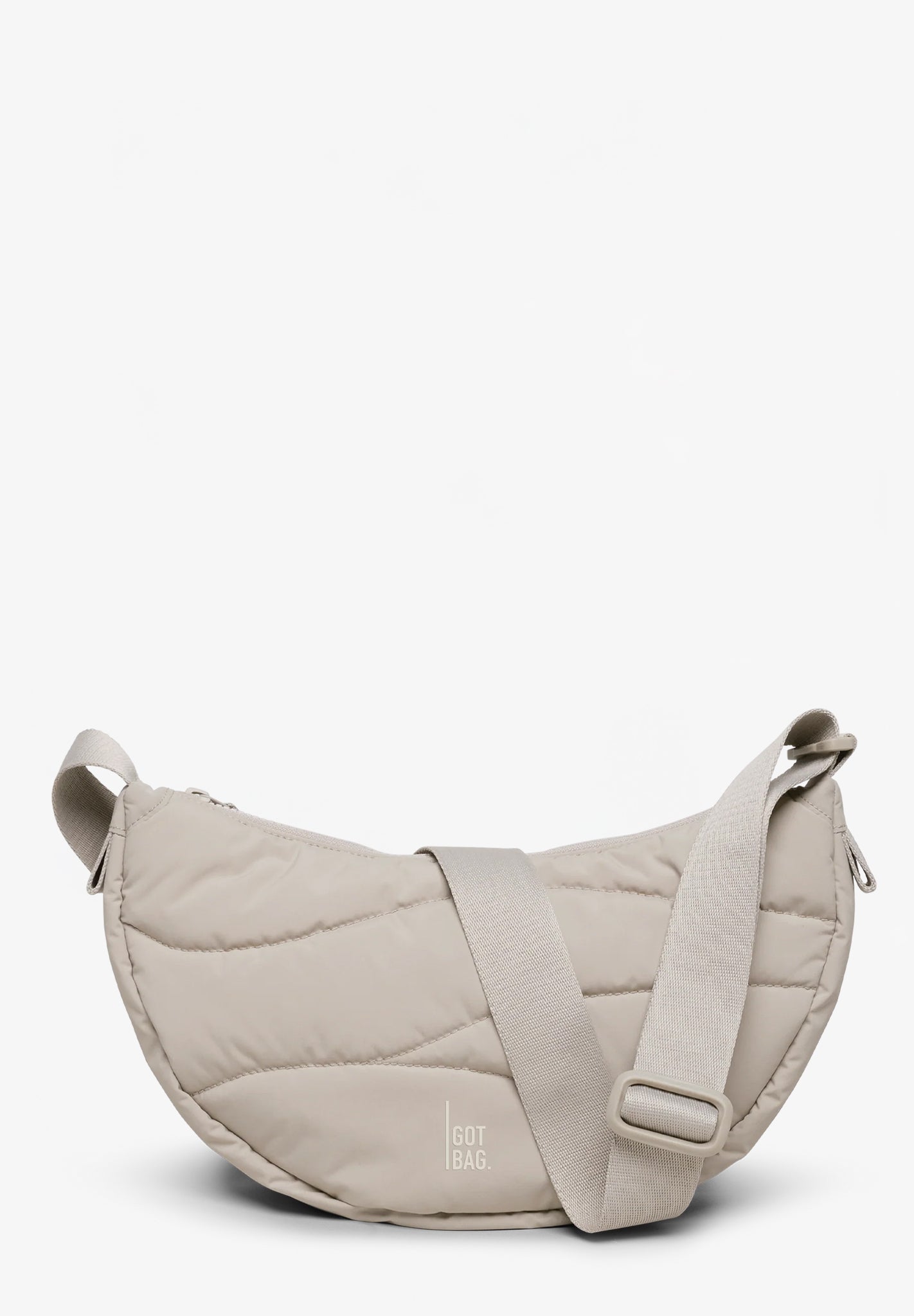 GOT BAG - Wavy Puffer Moon Bag Small - Scallop Monochrome - BACKYARD