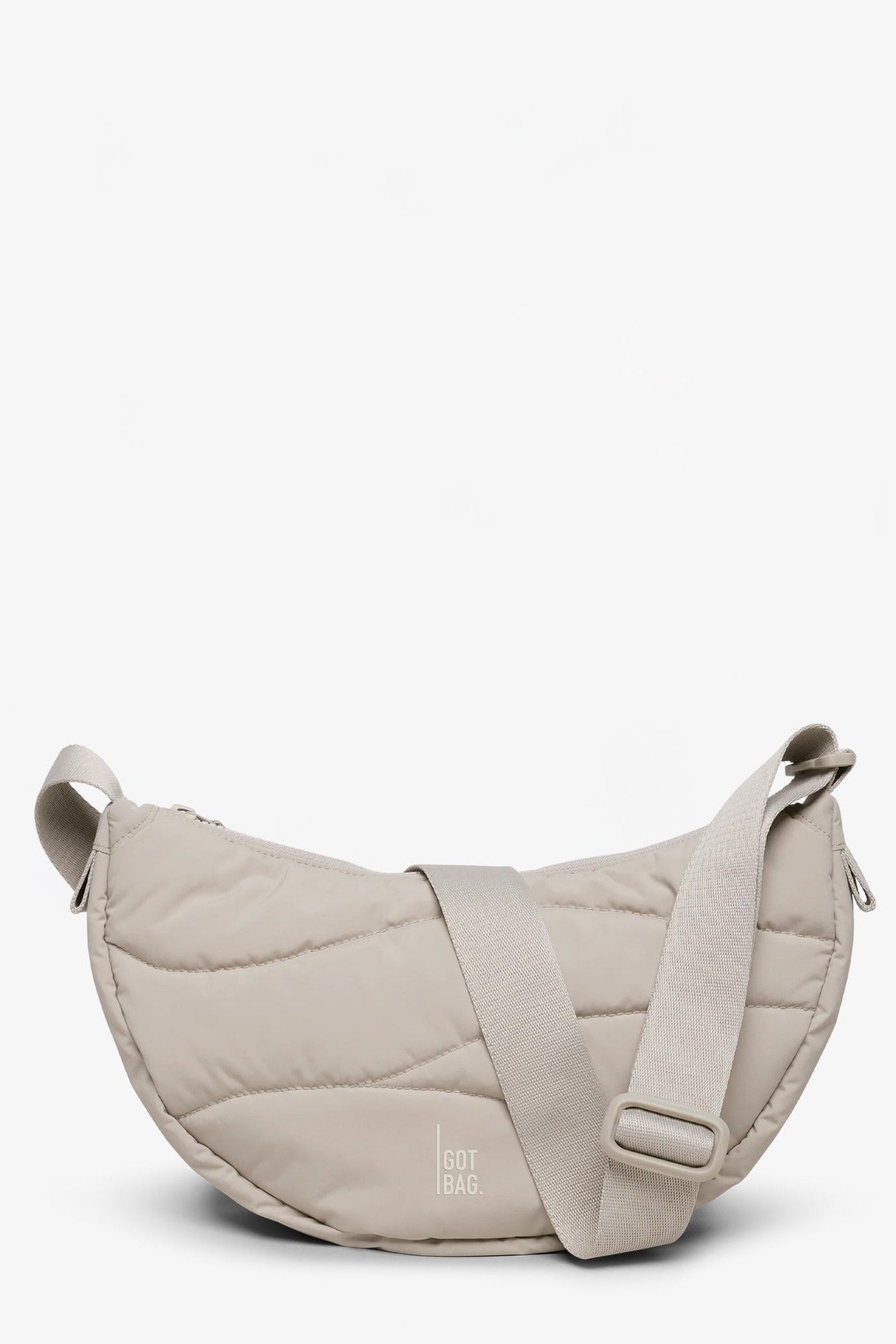 GOT BAG - Wavy Puffer Moon Bag Small - Scallop Monochrome - BACKYARD