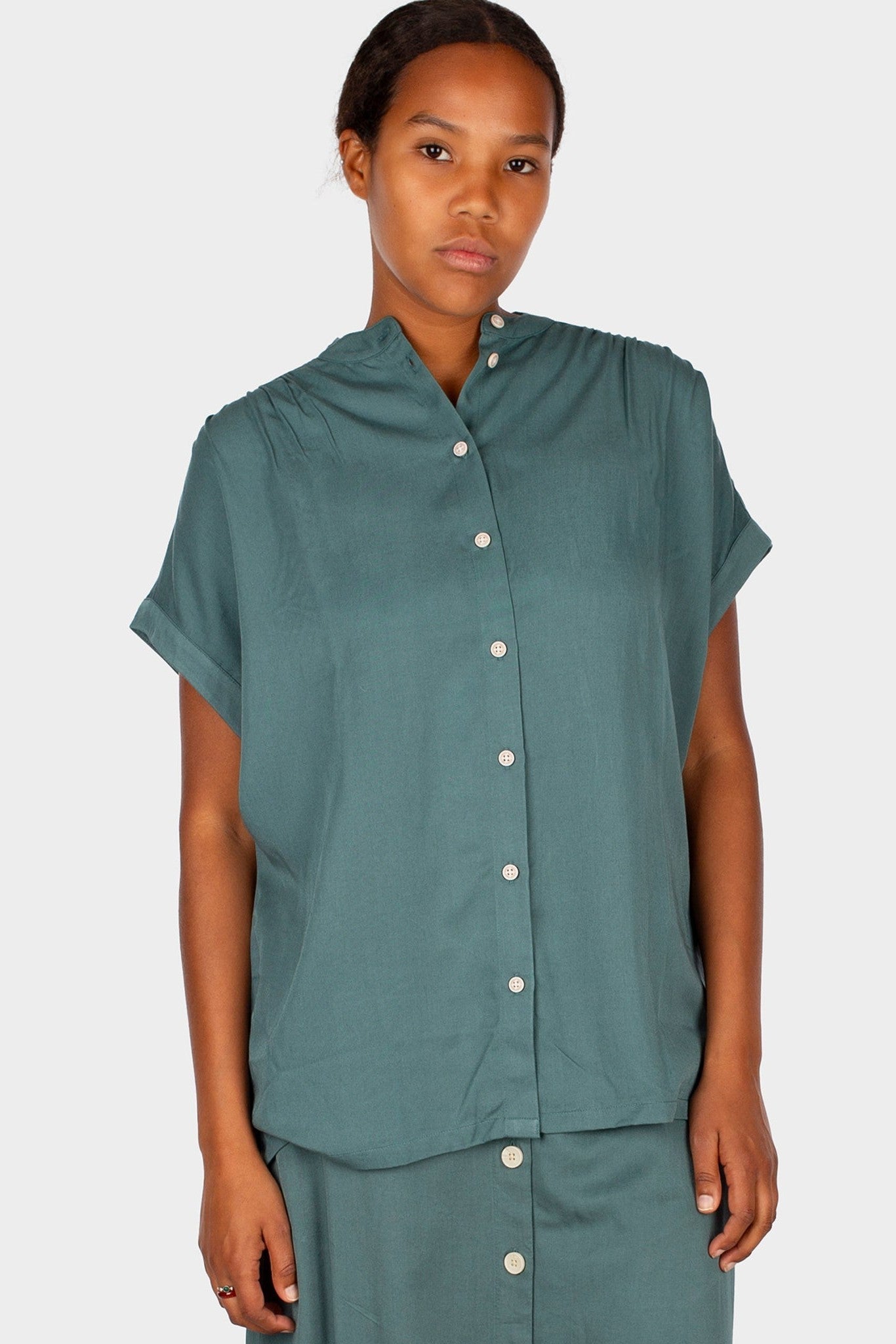 IRIEDAILY - Civic Eco Shirt - Cool Jungle - BACKYARD