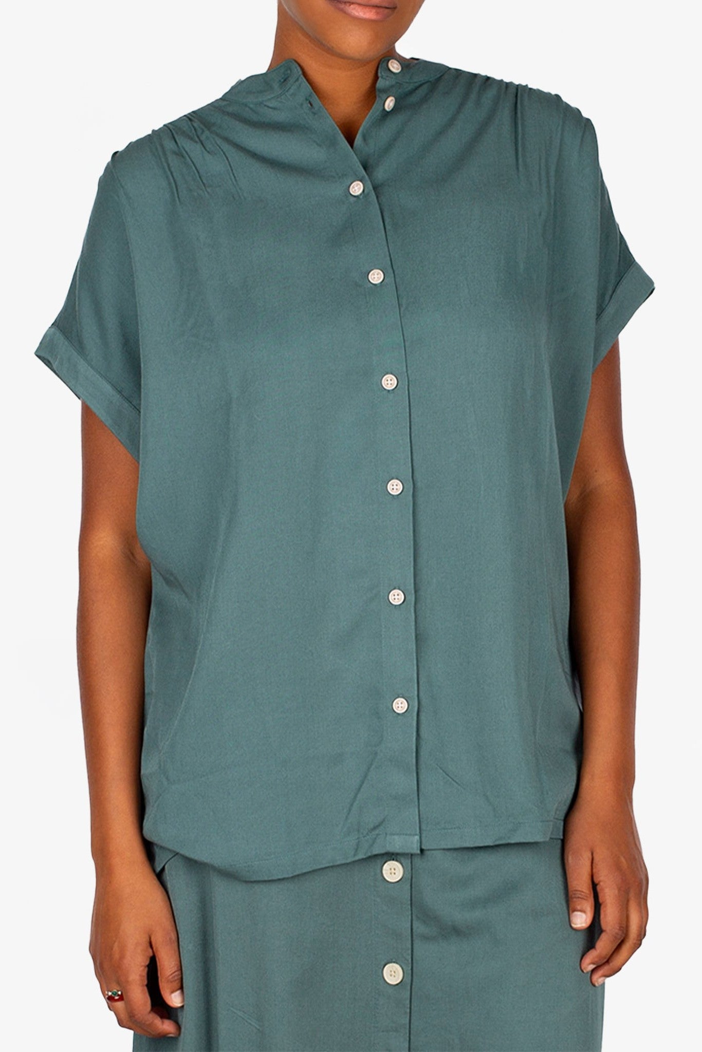 IRIEDAILY - Civic Eco Shirt - Cool Jungle - BACKYARD