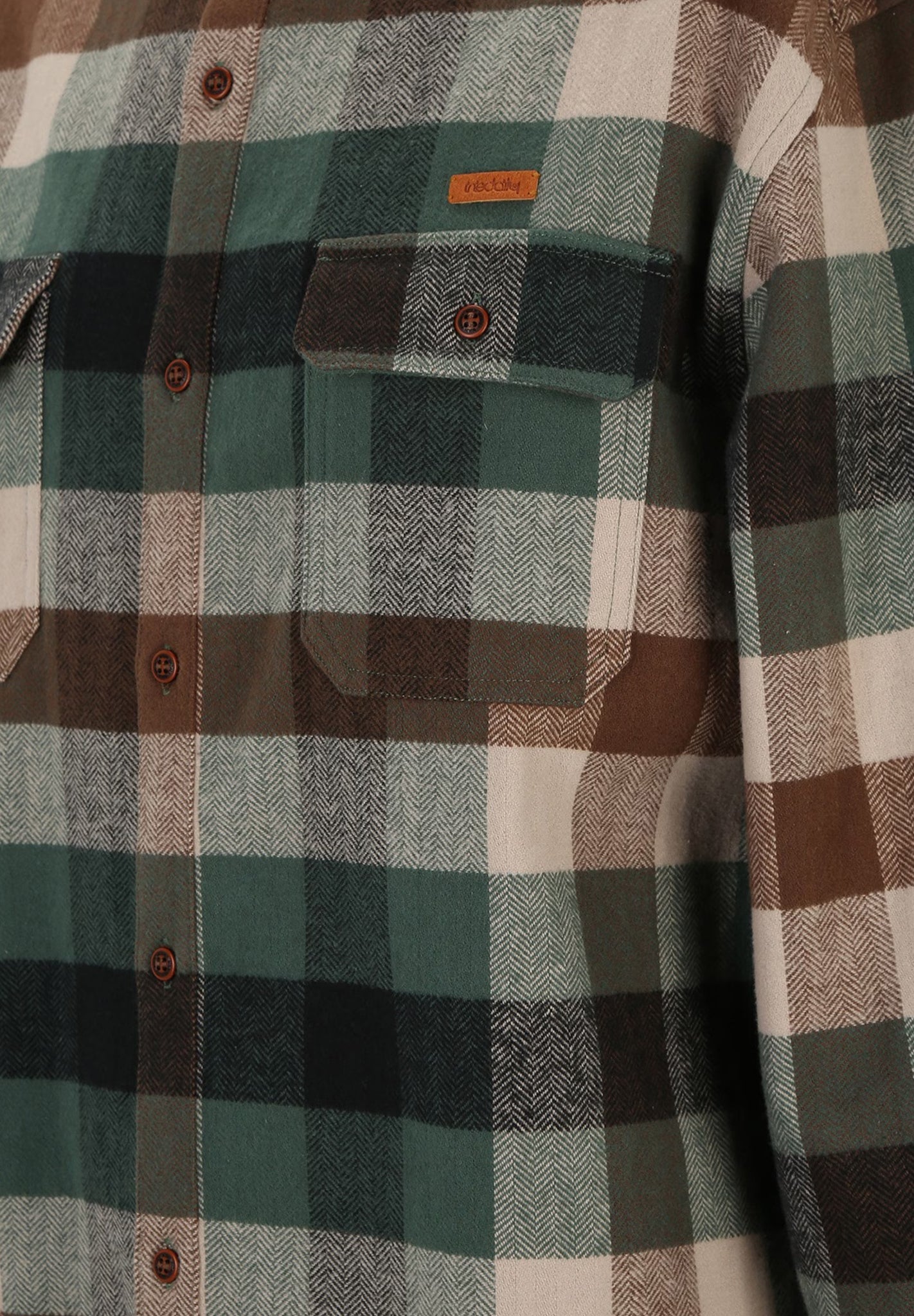 IRIEDAILY - Lumber Fella Shirt - Jungle Green - BACKYARD