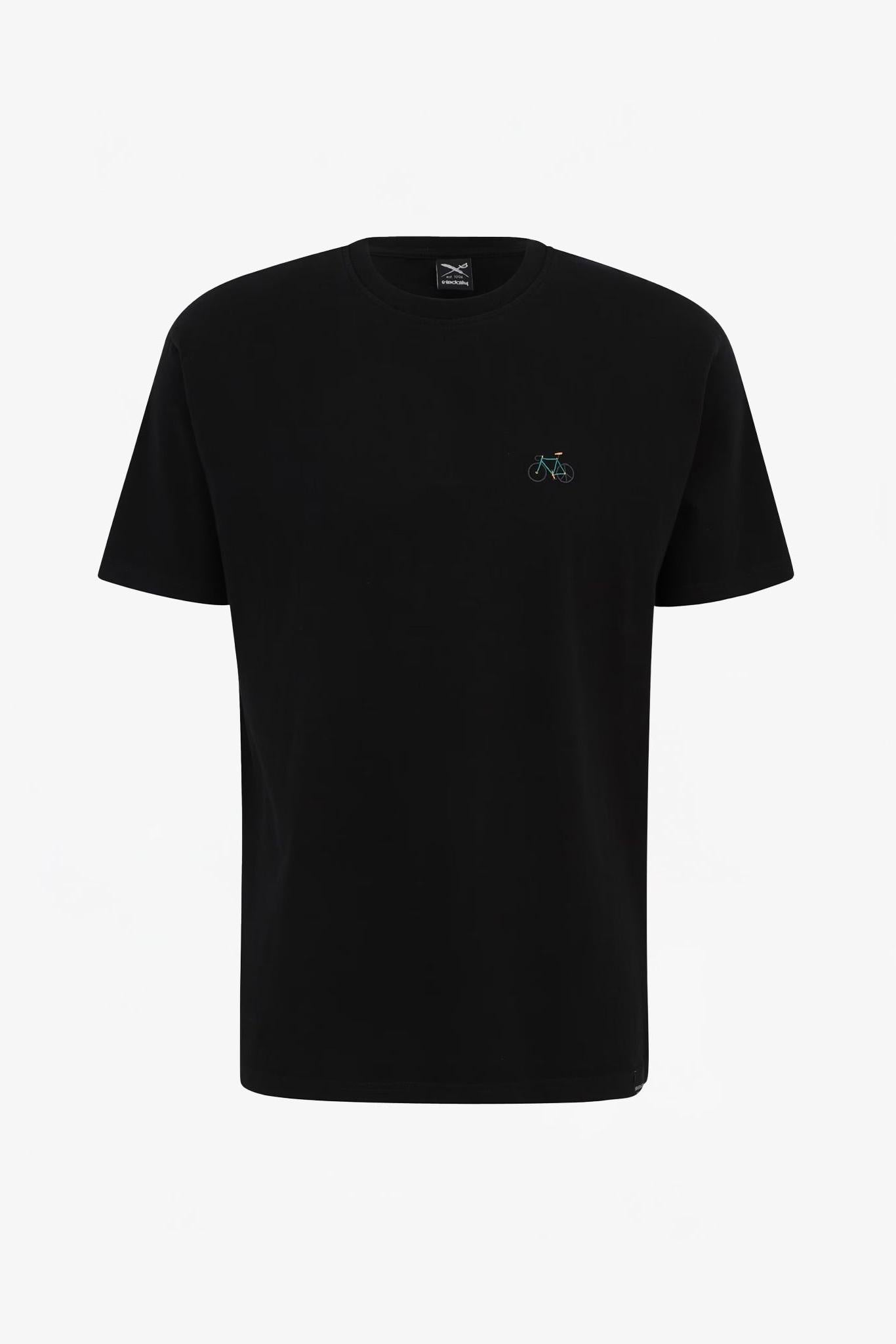 IRIEDAILY - Peaceride Emb Tee - Black - BACKYARD