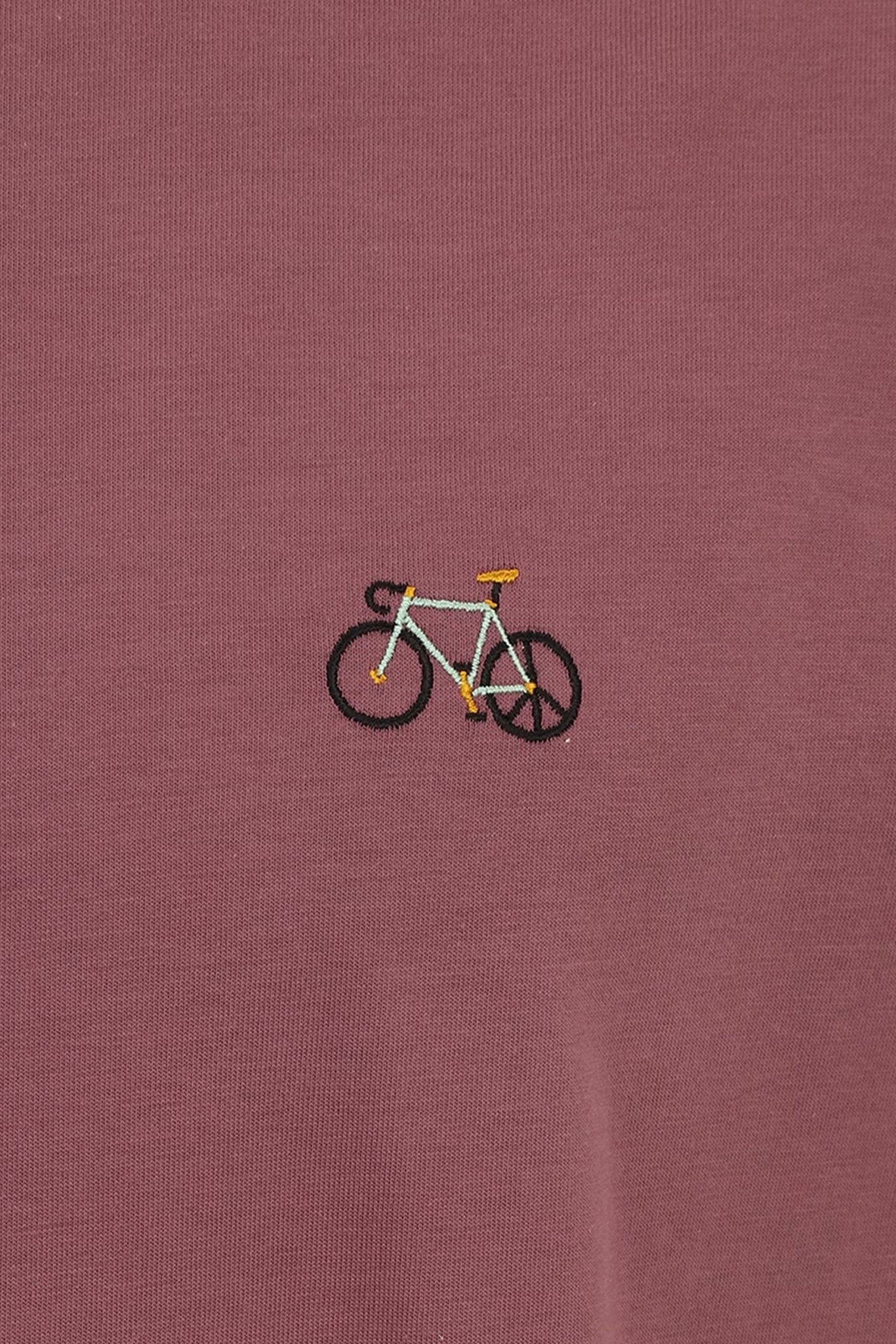 IRIEDAILY - Peaceride Emb Tee - Plum - BACKYARD