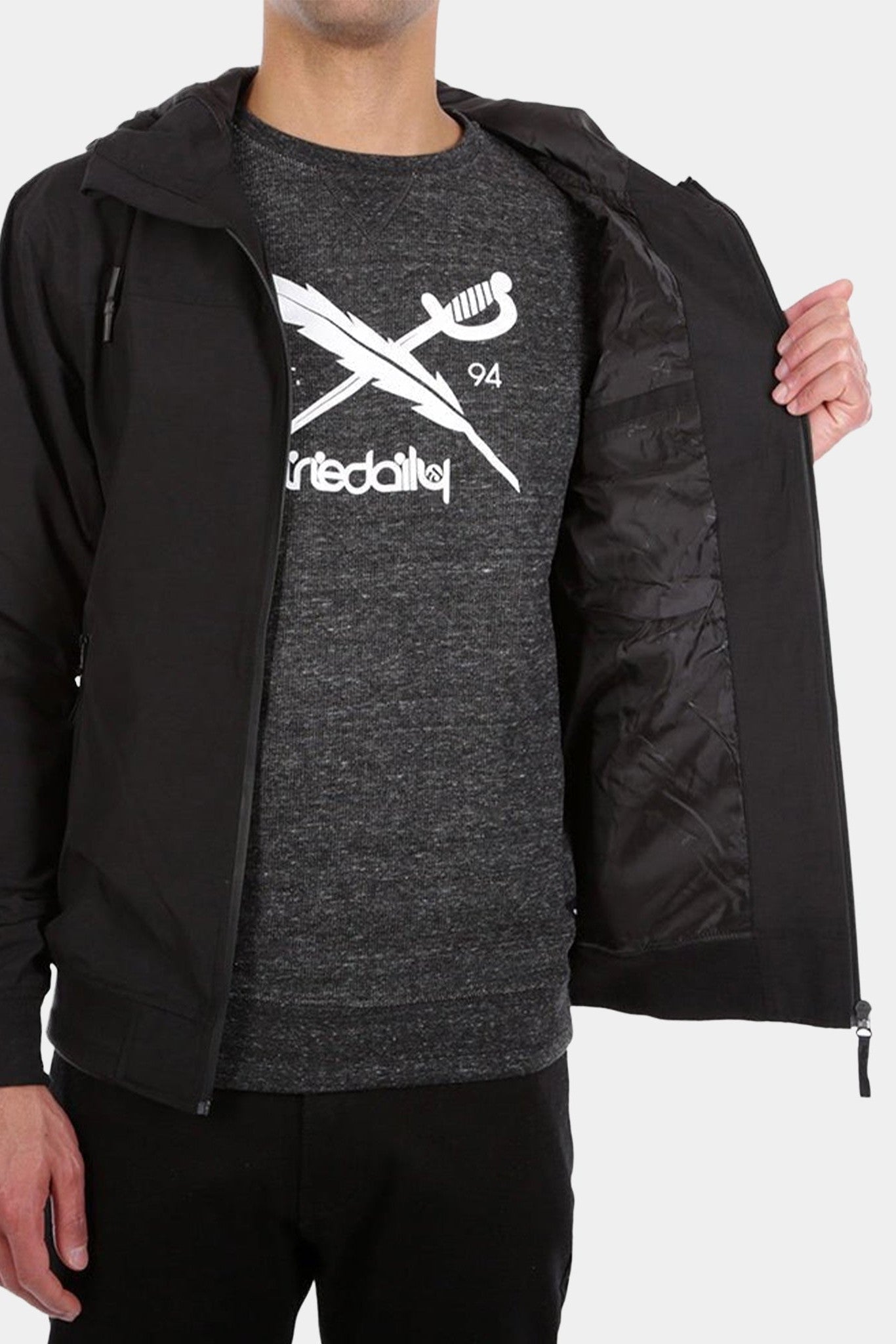 IRIEDAILY - Terance Jacket - Black - BACKYARD