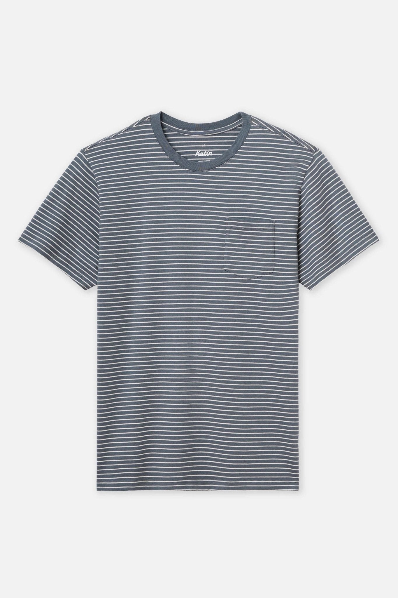 KATIN - Finley Pocket Tee - Tempest Blue - BACKYARD