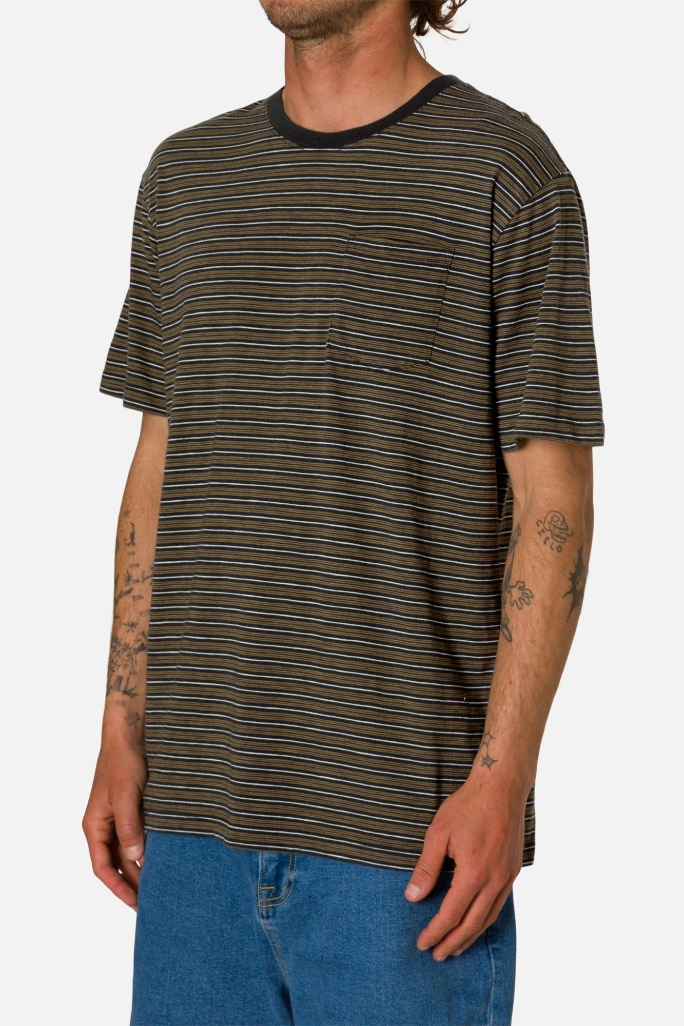 KATIN - Rural Pocket Tee - Black Wash - BACKYARD