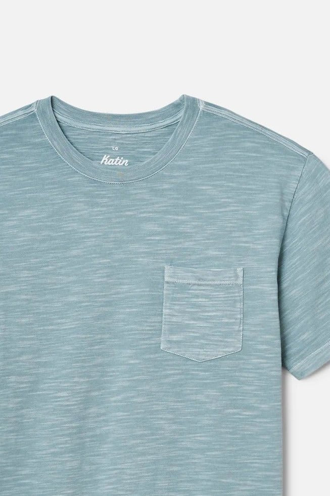 KATIN - Slub Base Tee - Air Force Blue - BACKYARD