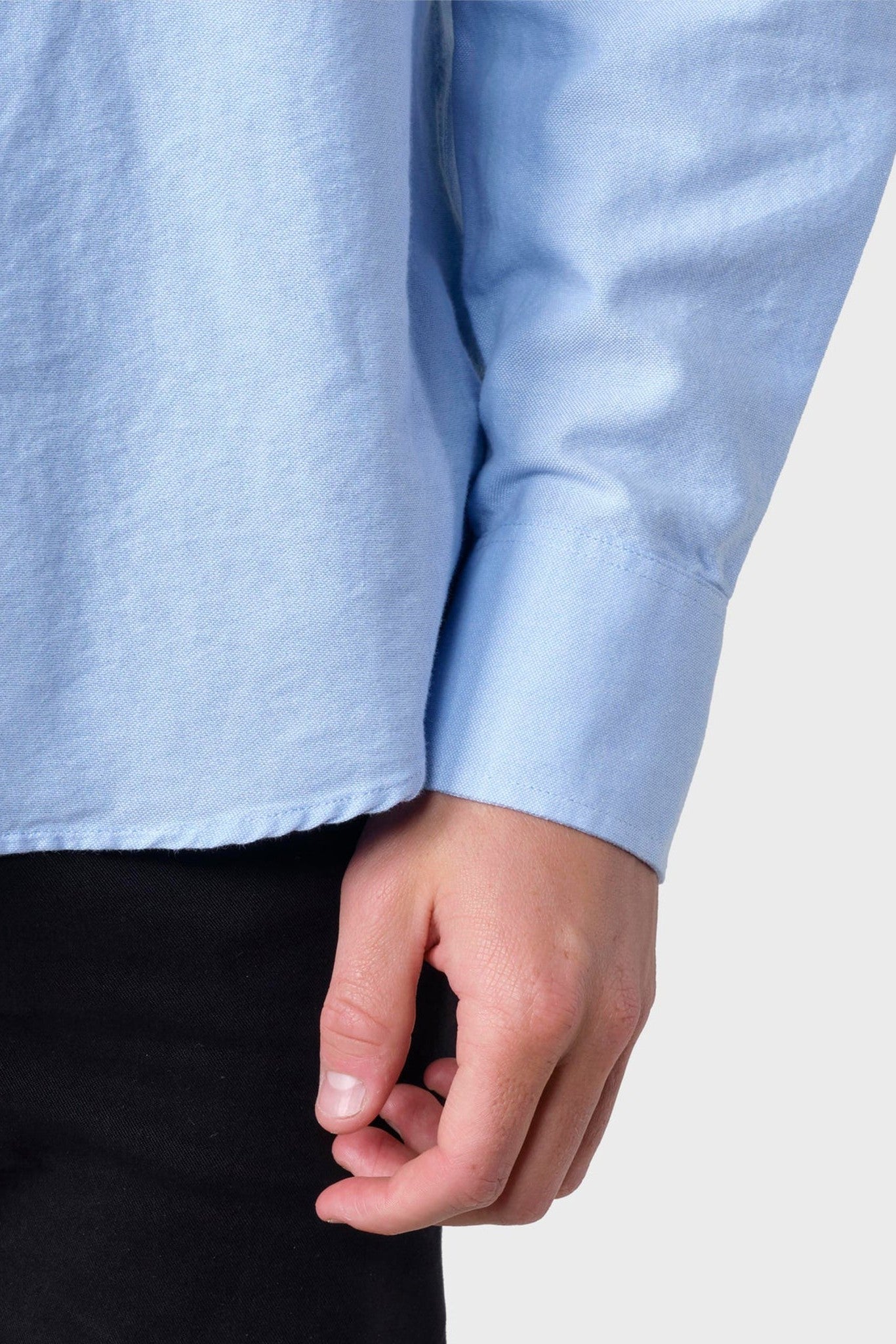 KLITMOLLER COLLECTIVE - Basic Shirt - Blue Melange - BACKYARD
