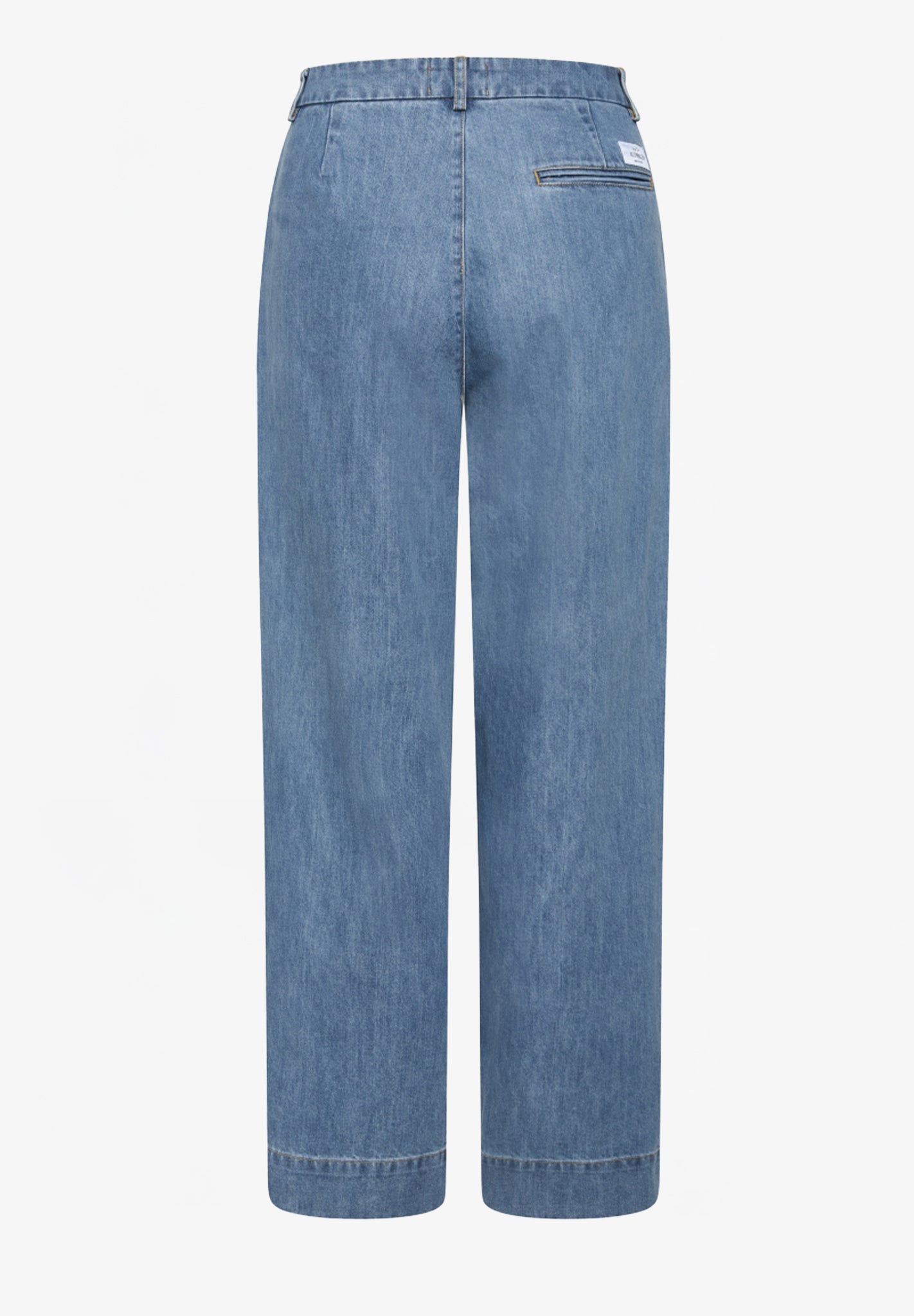 KLITMOLLER COLLECTIVE - Lydia Denim Pants - Light Blue Stonewash - BACKYARD
