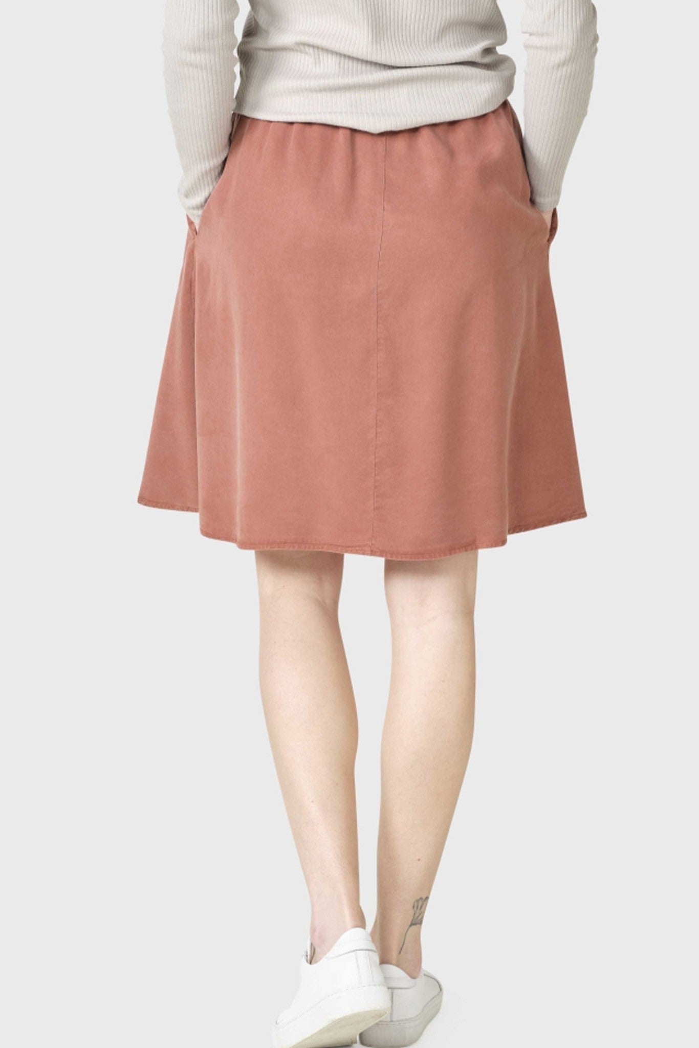KLITMOLLER COLLECTIVE - Ramona Short Skirt - Burnt Sienna - BACKYARD
