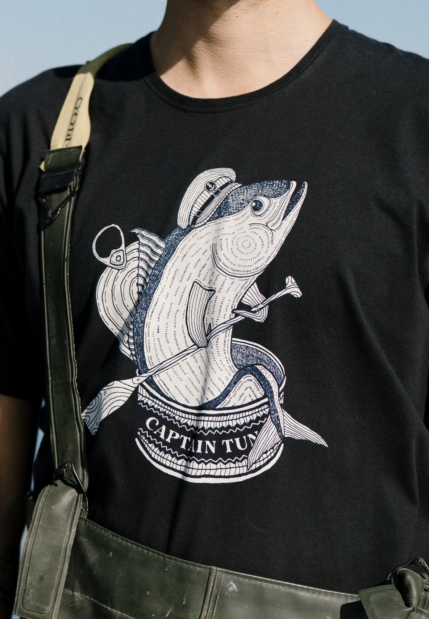 LAKOR - Captain Tuna T-Shirt - Moonless Night - BACKYARD