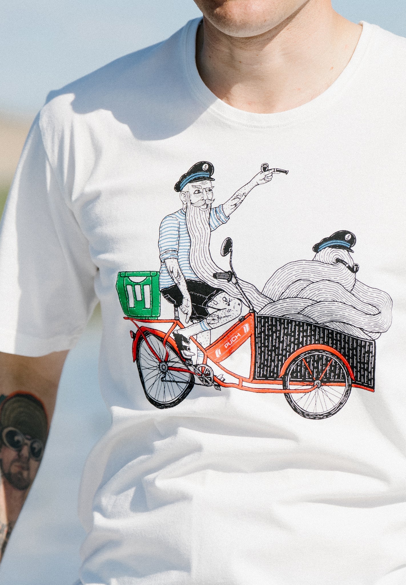 LAKOR - Cargo Mopet T-Shirt - Starwhite - BACKYARD