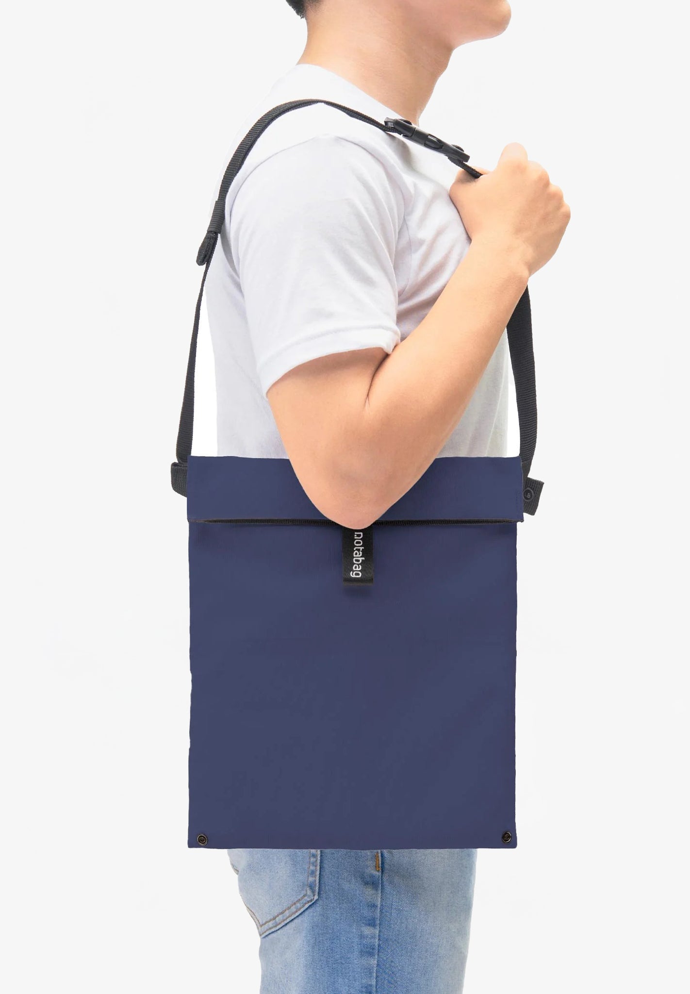 NOTABAG - Notabag Crossbody - Navy Blue - BACKYARD