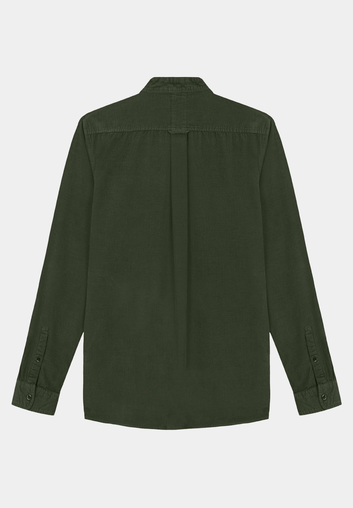 NOWADAYS - Garment Dyed Babycord Shirt - Mineral Green - BACKYARD