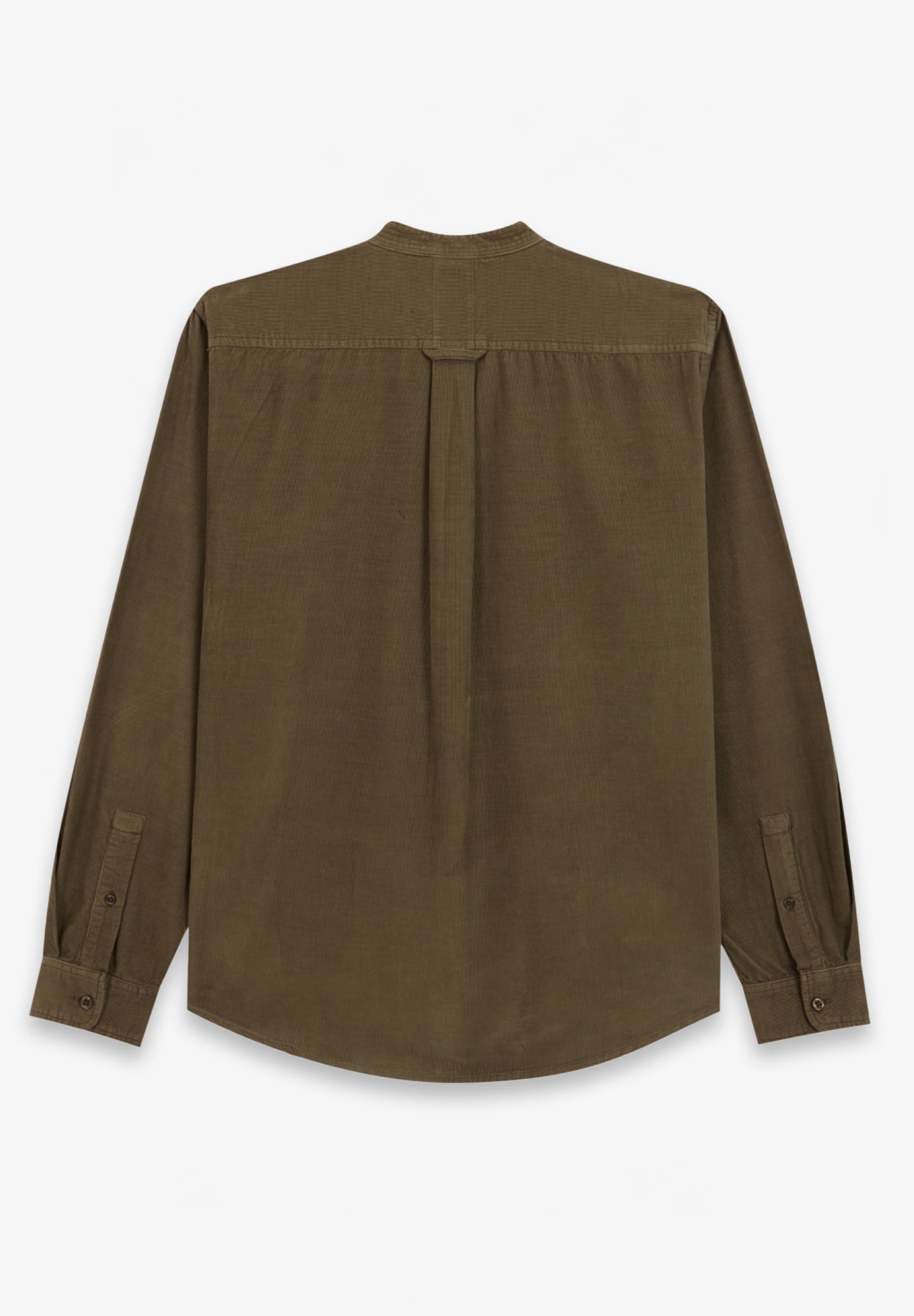 NOWADAYS - Garment Dyed Babycord Shirt - Kalamata - BACKYARD