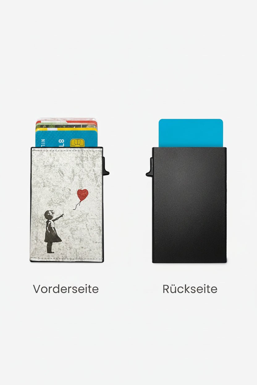 PAPRCUTS - RFID Alu Kartenetui - Balloon Girl - BACKYARD