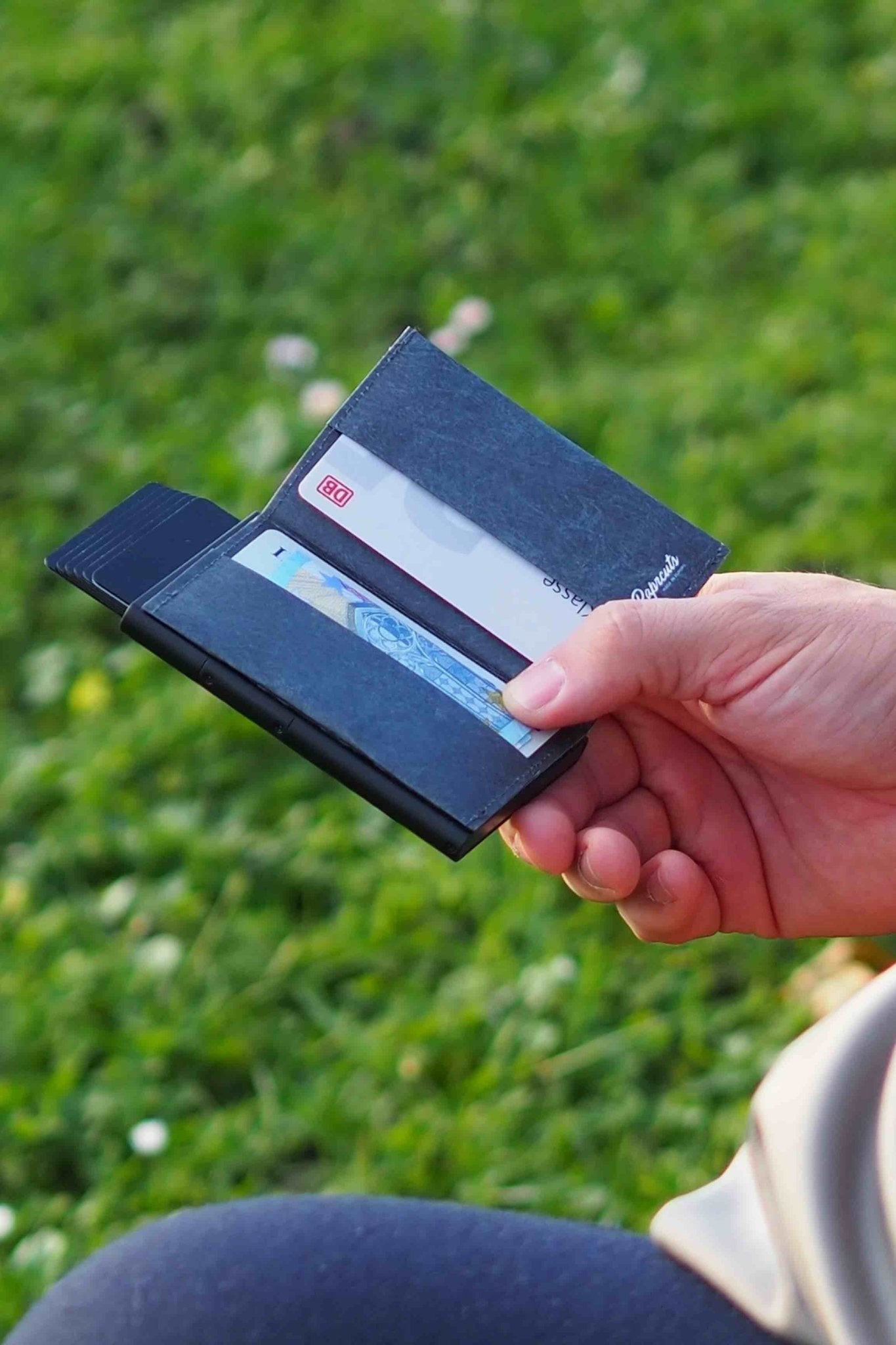 PAPRCUTS - RFID Alu Kartenetui - Just Black - BACKYARD