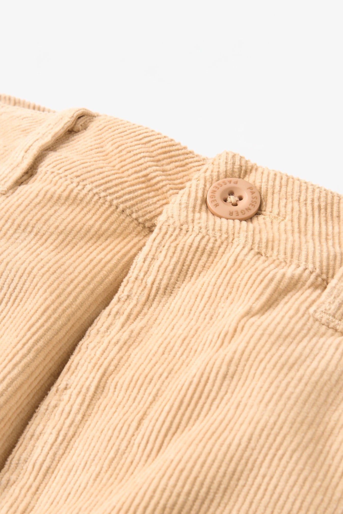 PASSENGER - 365 Cord Trouser - Stone - BACKYARD