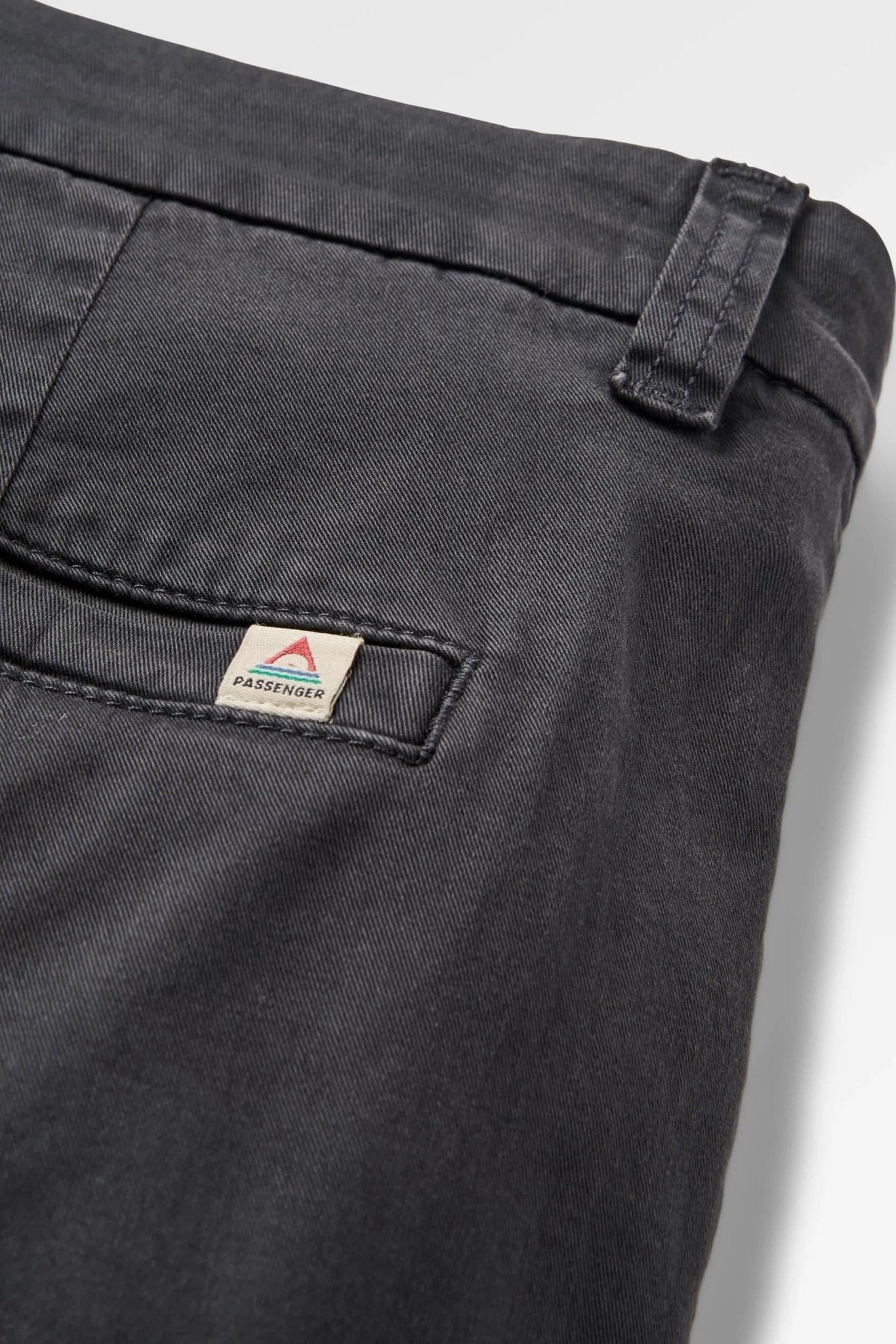 PASSENGER - 365 Organic Cotton Shorts 2.0 - Faded Black - BACKYARD
