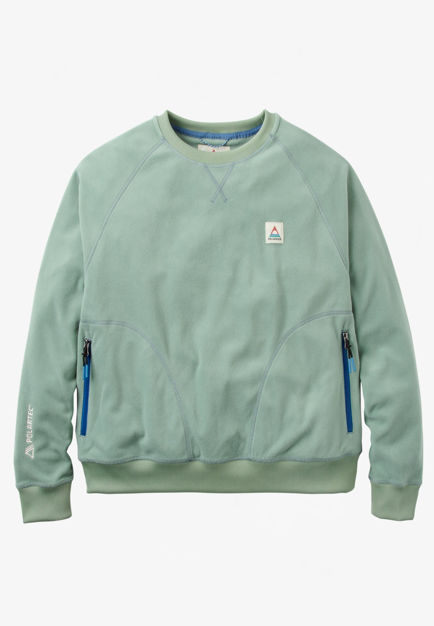 PASSENGER - Ayla Crew Fleece - Pistachio - BACKYARD