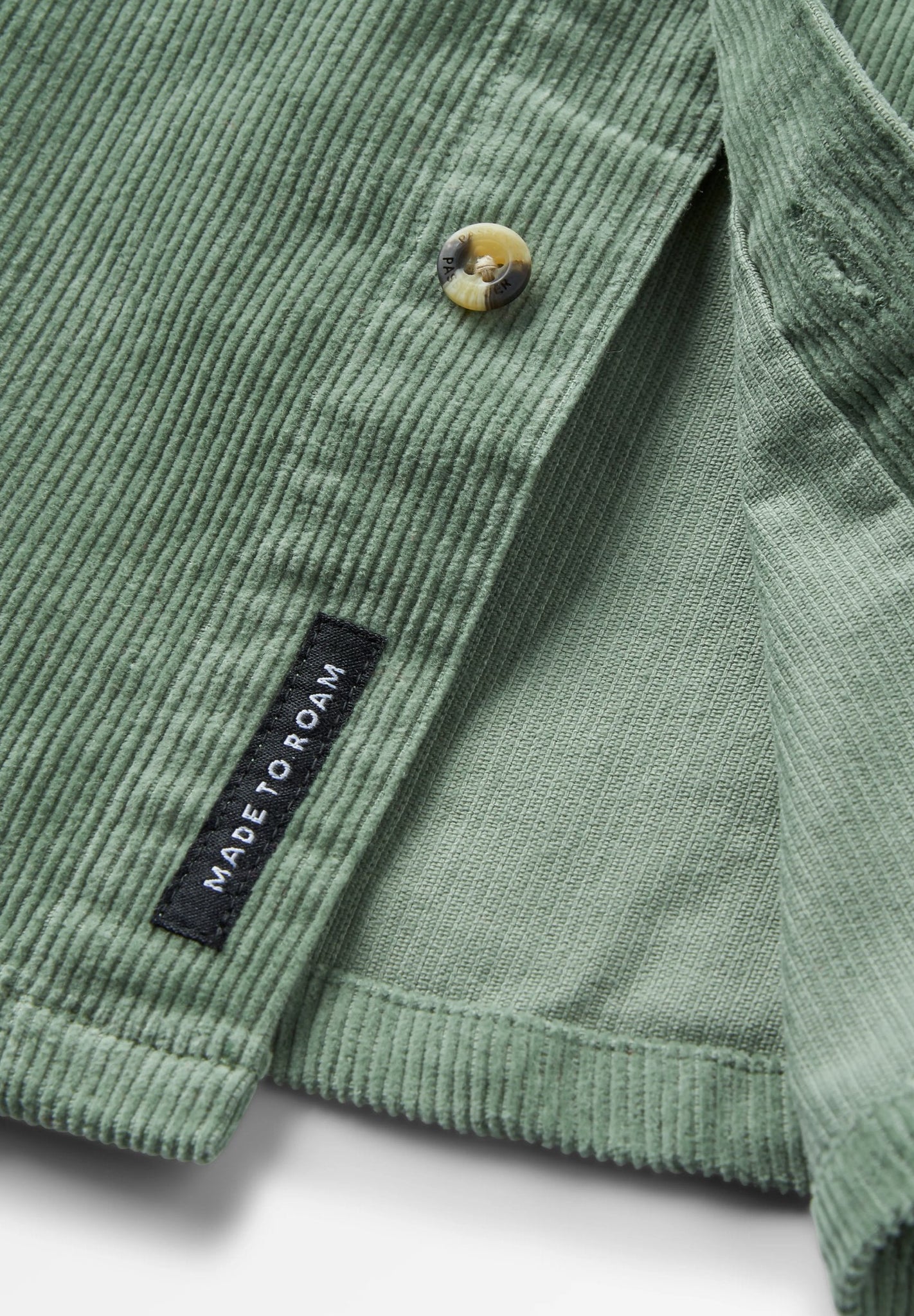 PASSENGER - Backcountry Cord Shirt - Pistachio - BACKYARD