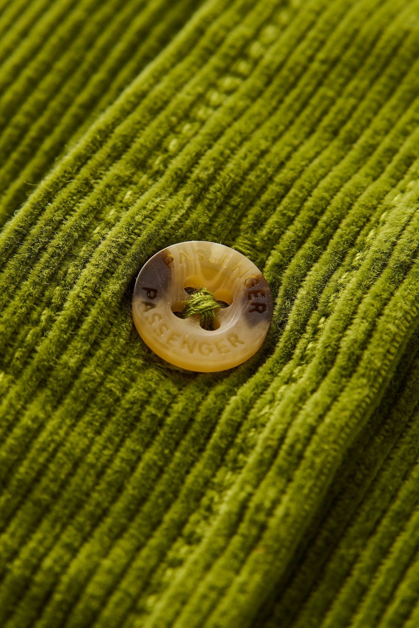 PASSENGER - Backcountry Cord Shirt - Tea Green - BACKYARD