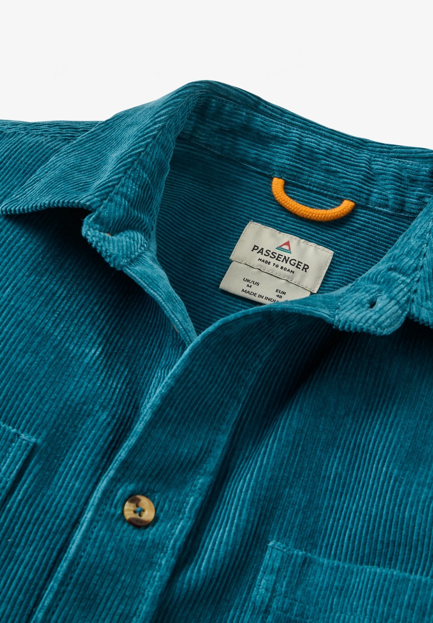 PASSENGER - Backcountry Cord Shirt - Tidal Blue - BACKYARD