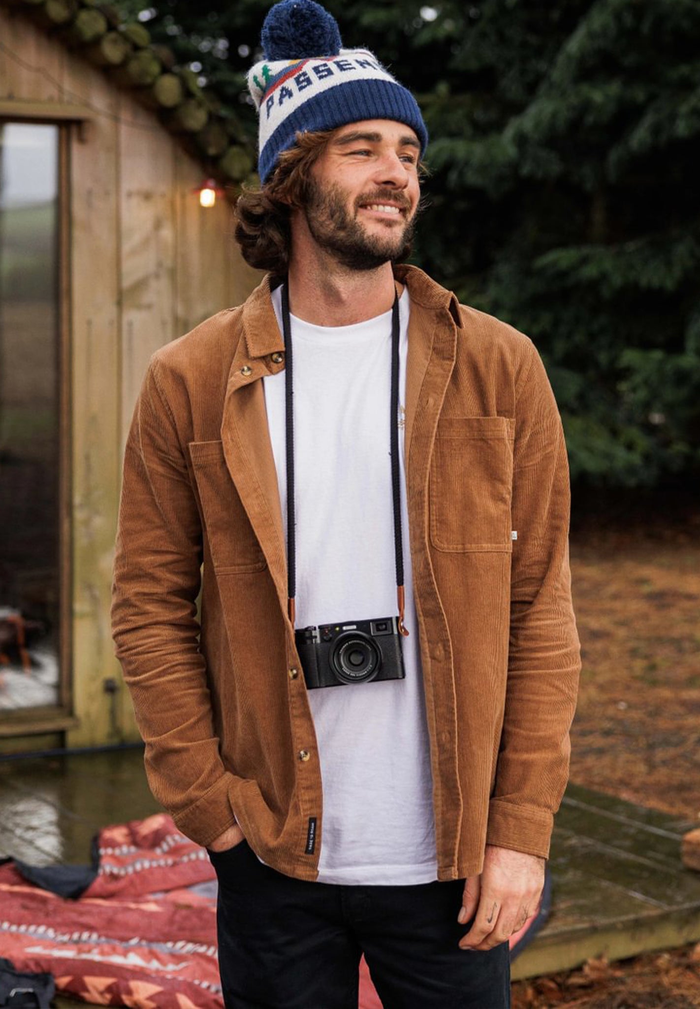 PASSENGER - Backcountry Cord Shirt - Toffee - BACKYARD