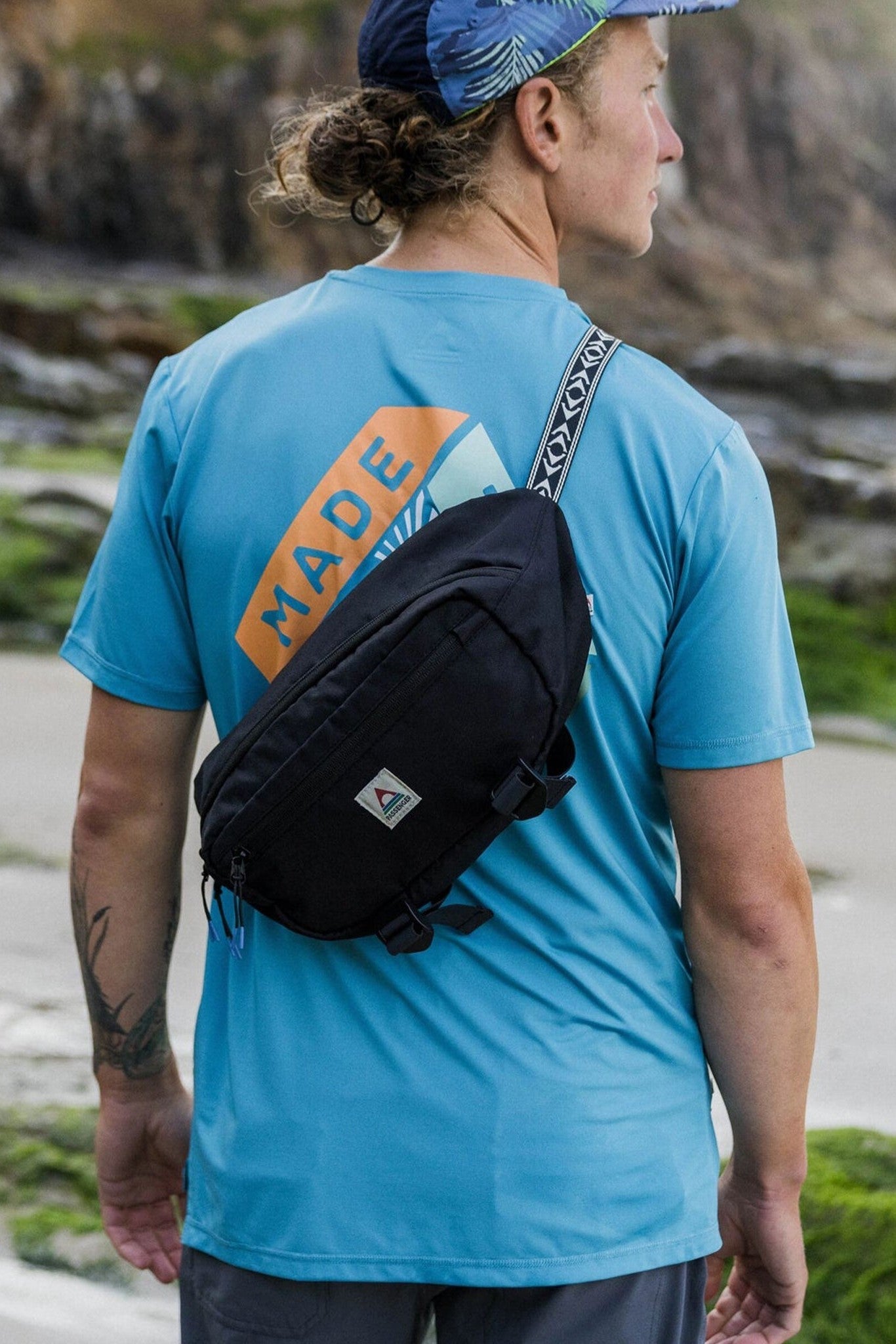 PASSENGER - Boondocker Recycled Hip Pack - Black - BACKYARD