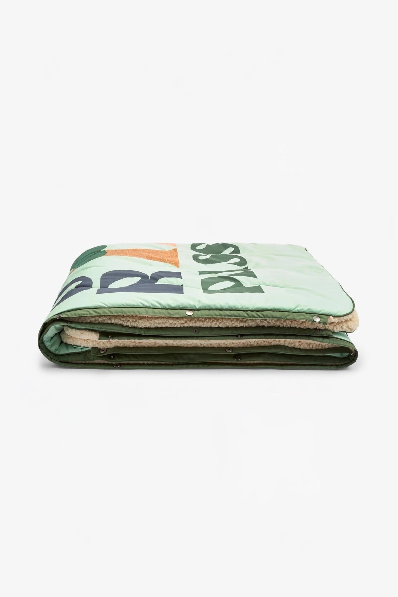 PASSENGER - Cabin Recycled Sherpa Blanket - Spearmint - BACKYARD