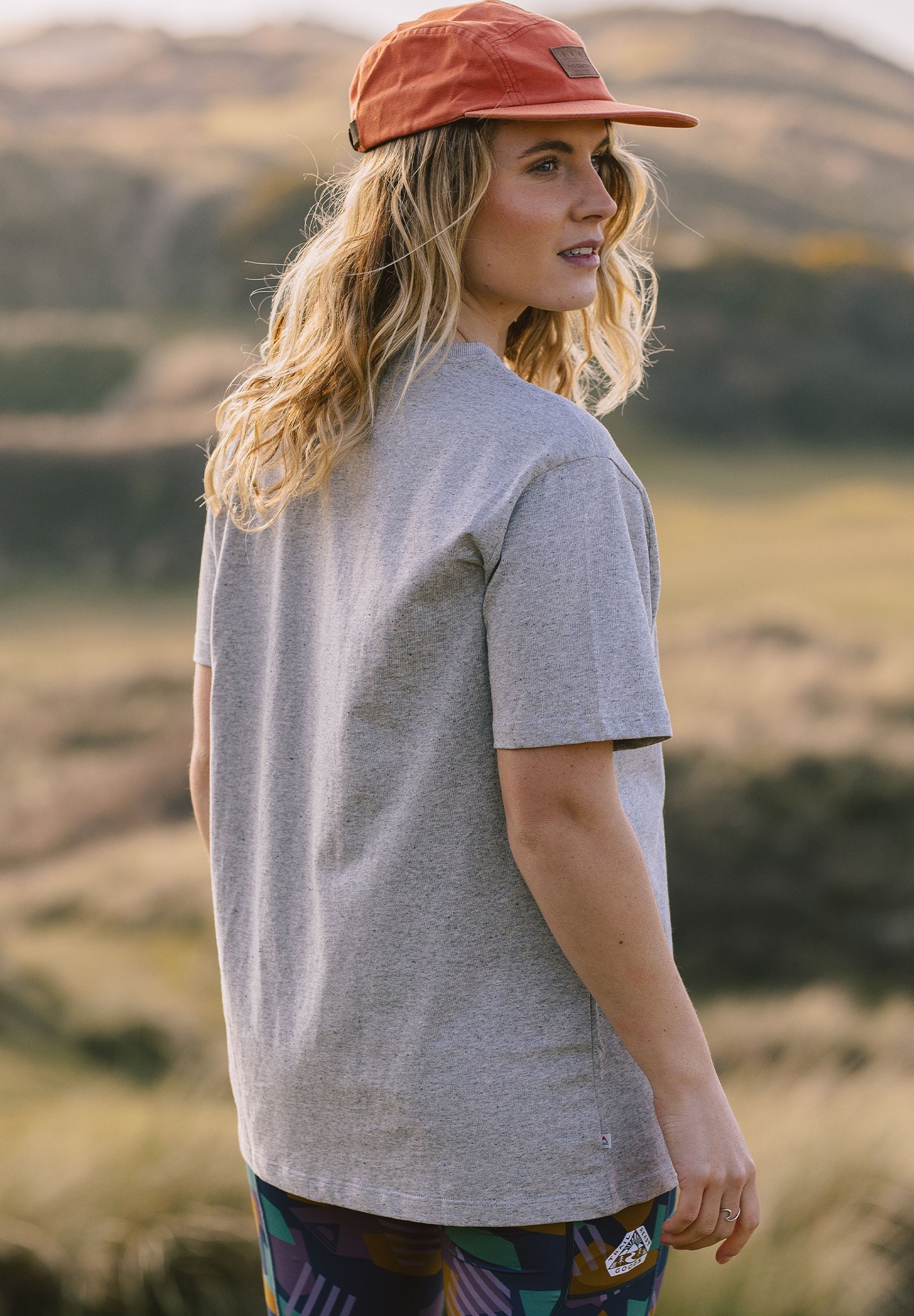 PASSENGER - Classic Logo Recycled Cotton T-Shirt - Mid Grey Marl - BACKYARD