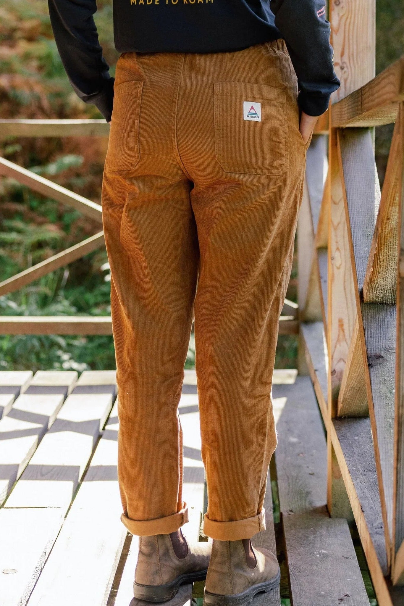 PASSENGER - Compass Recycled Corduroy Trouser - Coconut - BACKYARD