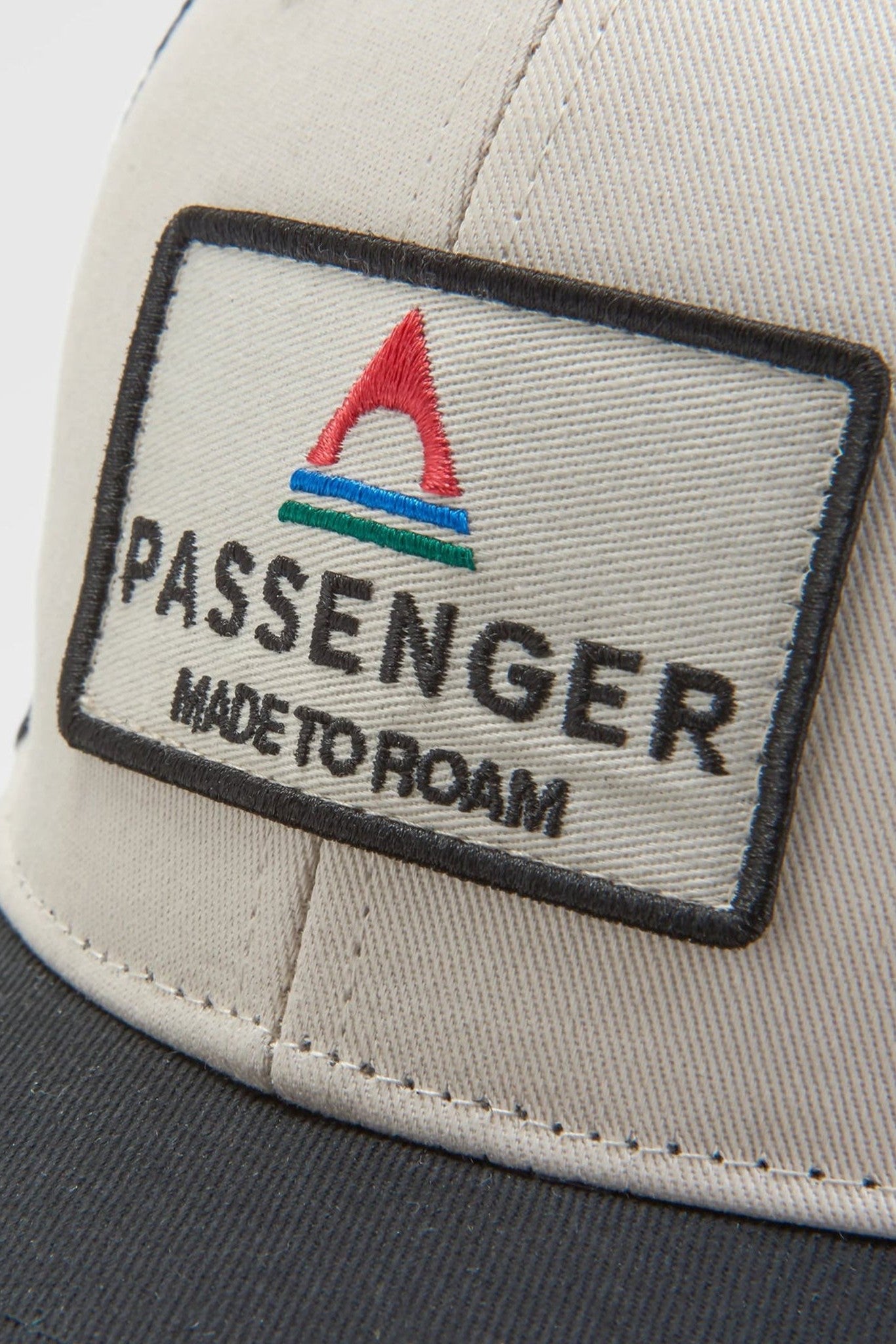 PASSENGER - Core Organic Cotton Trucker Cap - Black White - BACKYARD