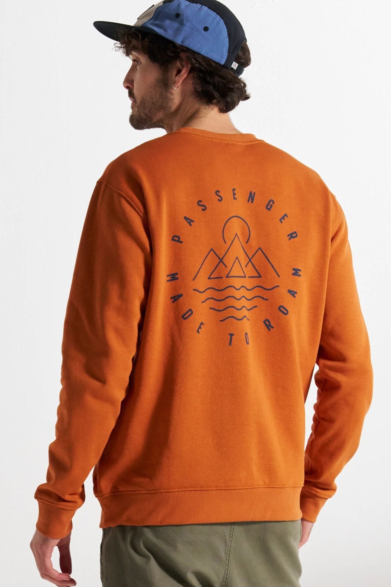 PASSENGER - Escapism Sweatshirt - Sunset Orange - BACKYARD