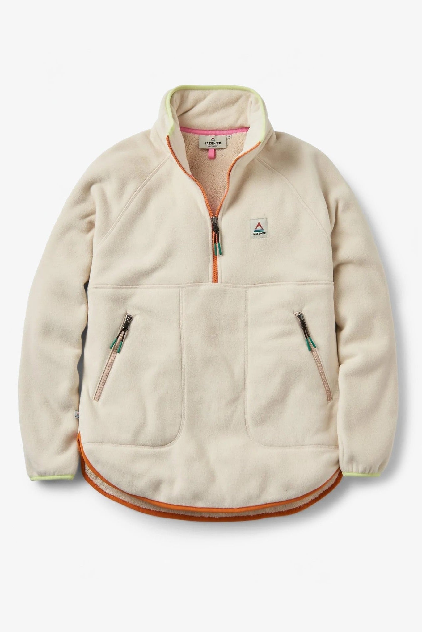 PASSENGER - Folksy Recycled Sherpa Fleece - Oat - BACKYARD