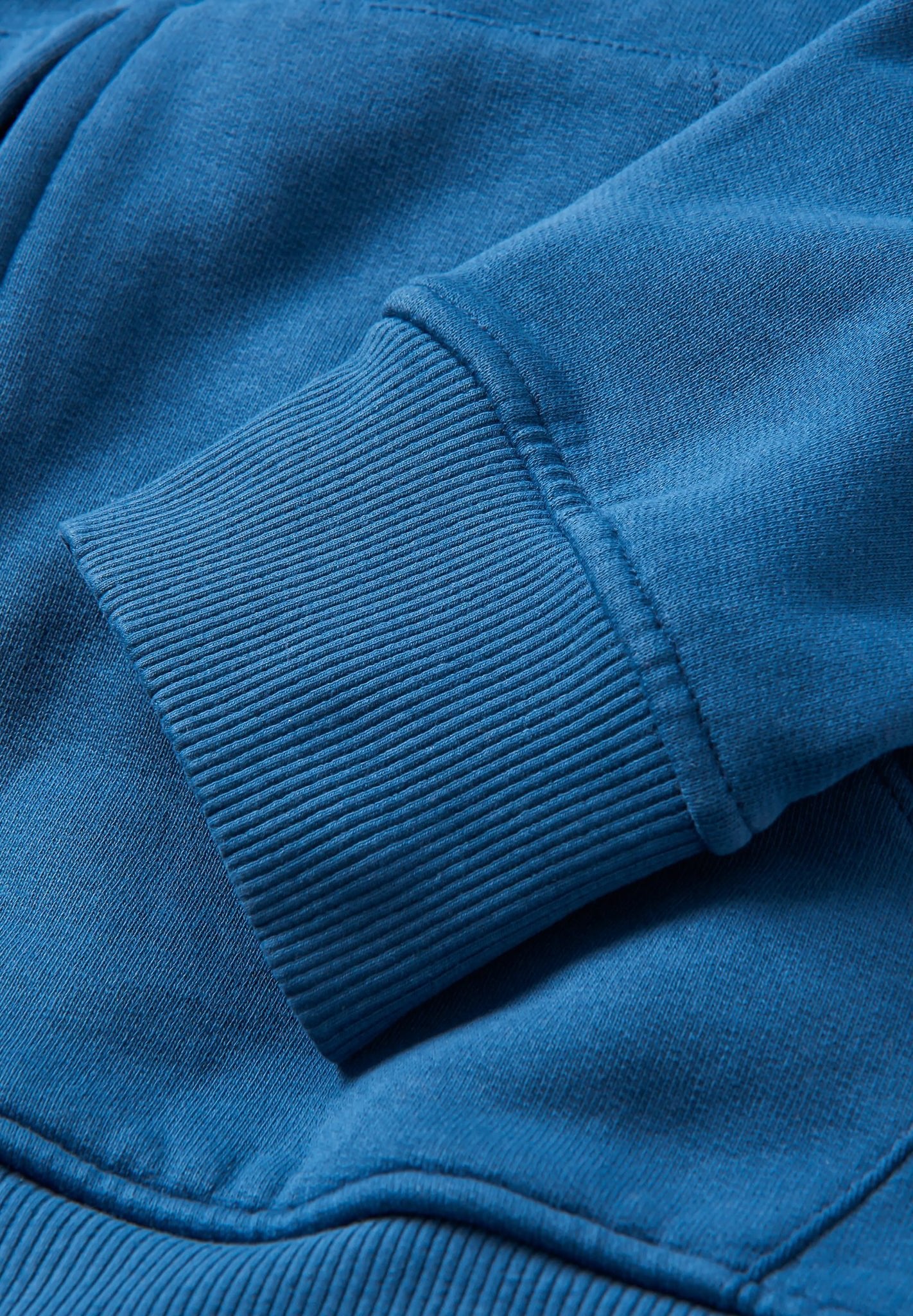 PASSENGER - Heritage Full Zip Recycled Cotton Hoodie - Dark Denim - BACKYARD