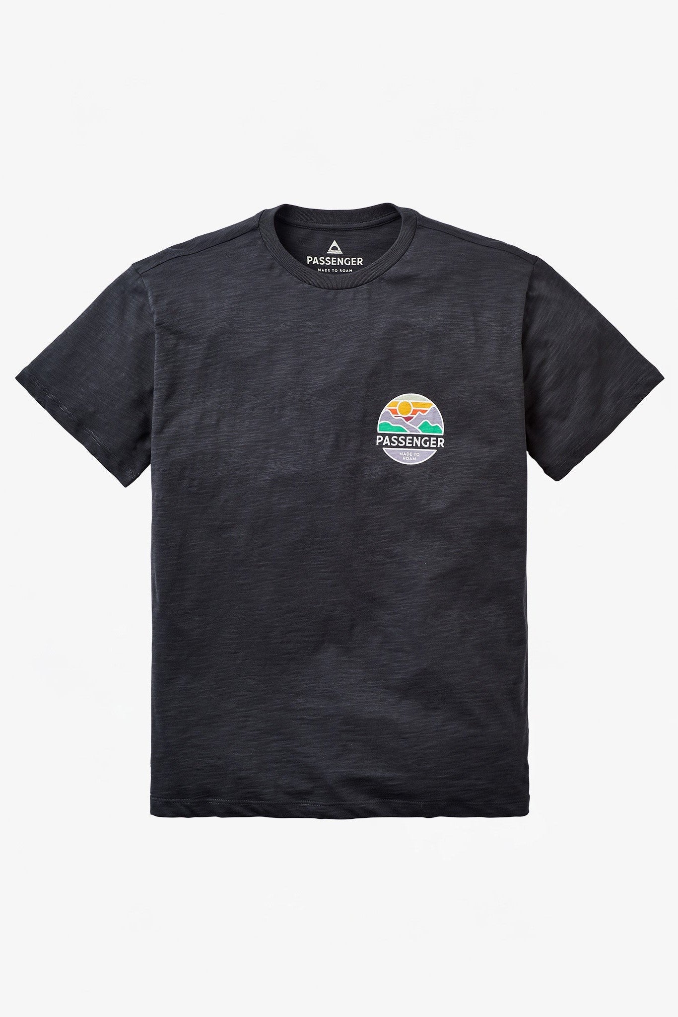 PASSENGER - Laidback Recycled Cotton T-Shirt - Black - BACKYARD