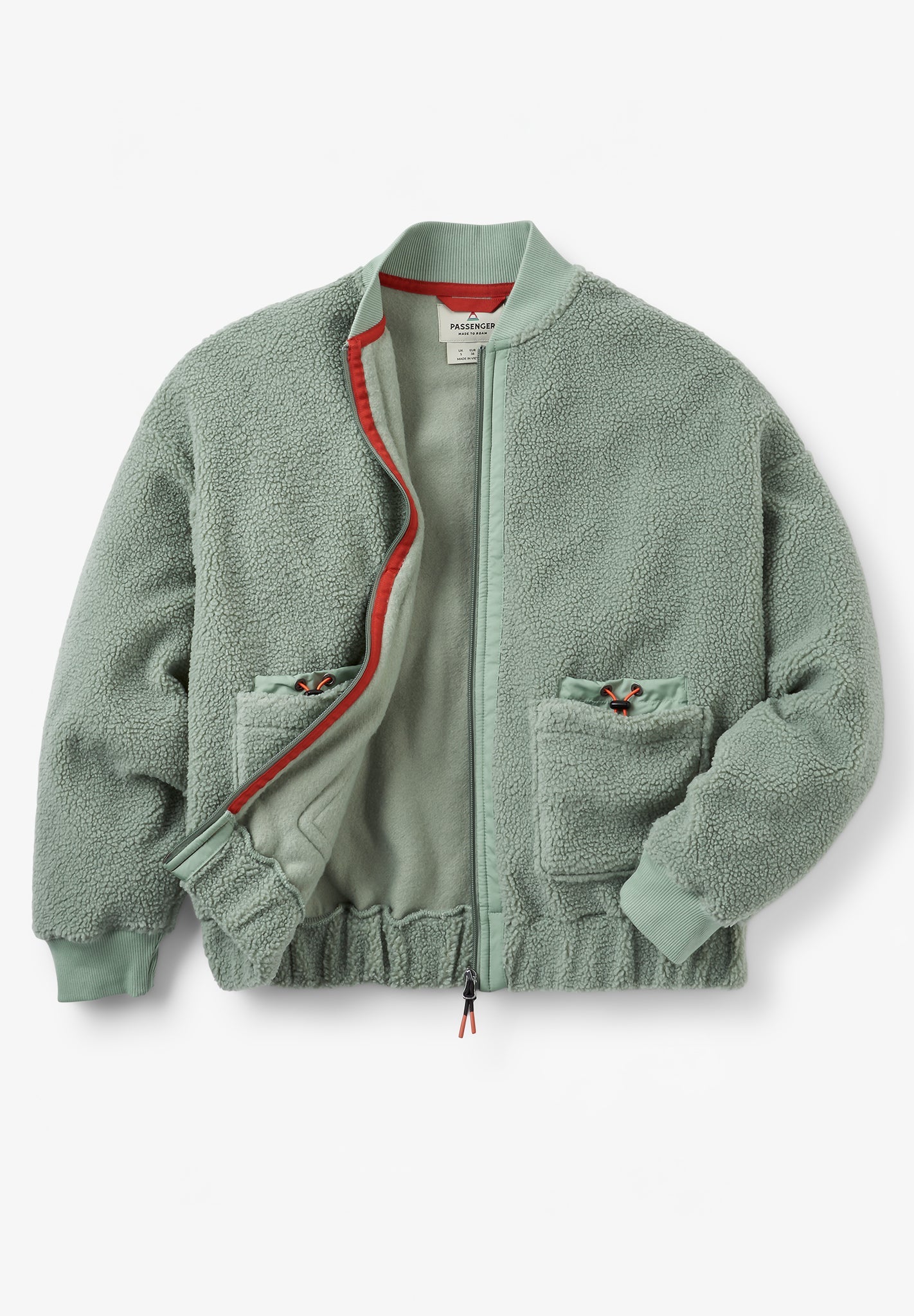 PASSENGER - Lucia Recycled Sherpa Fleece - Pistachio - BACKYARD