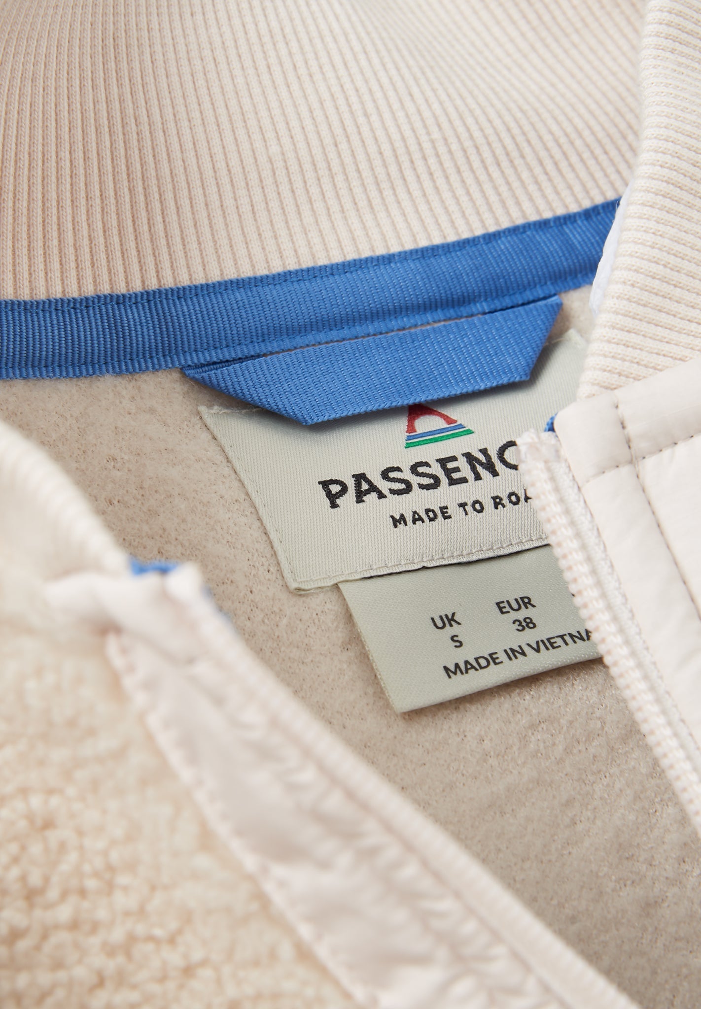 PASSENGER - Lucia Recycled Sherpa Fleece - Vintage White - BACKYARD