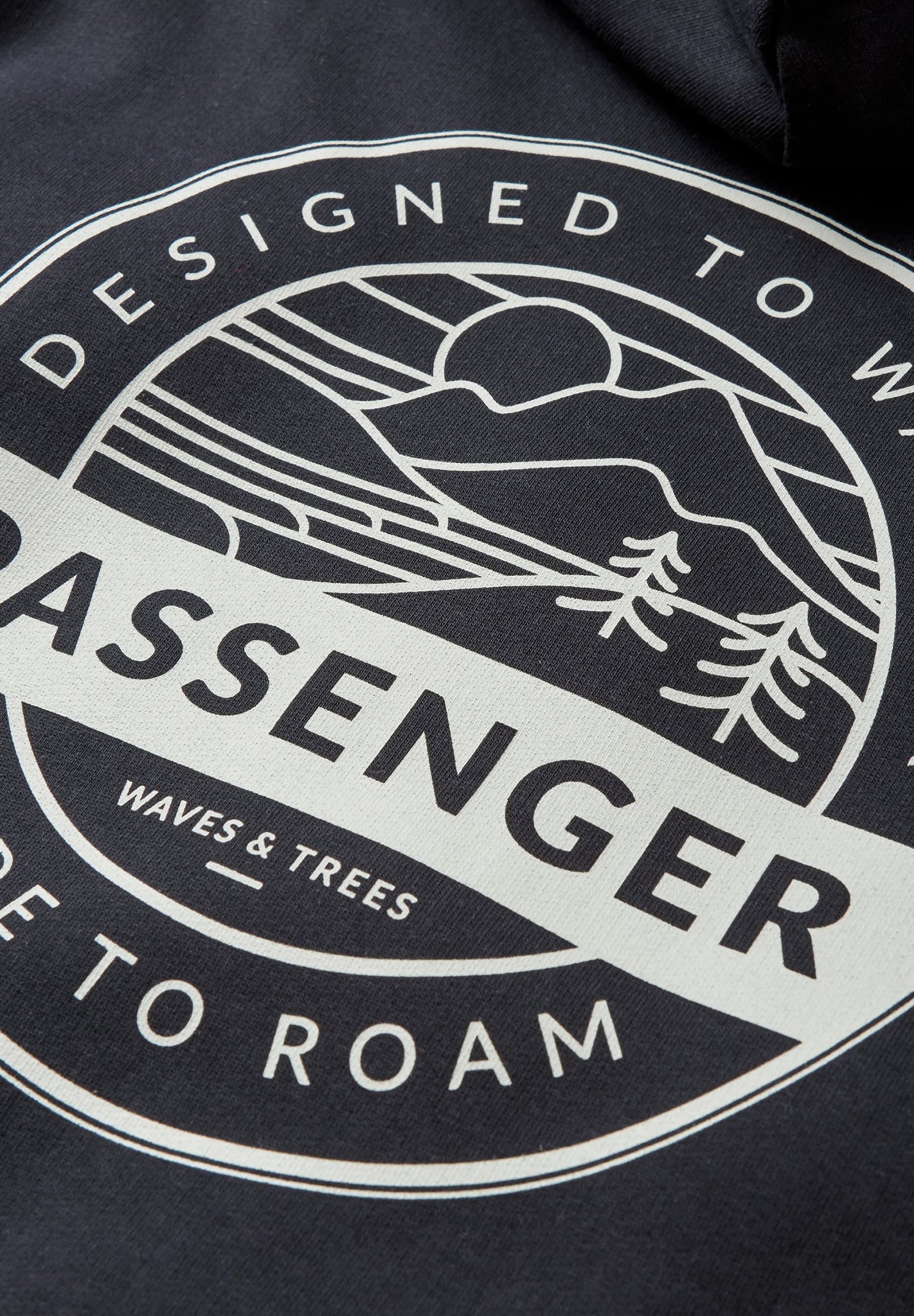 PASSENGER - Odyssey Organic Cotton Hoodie - Black - BACKYARD