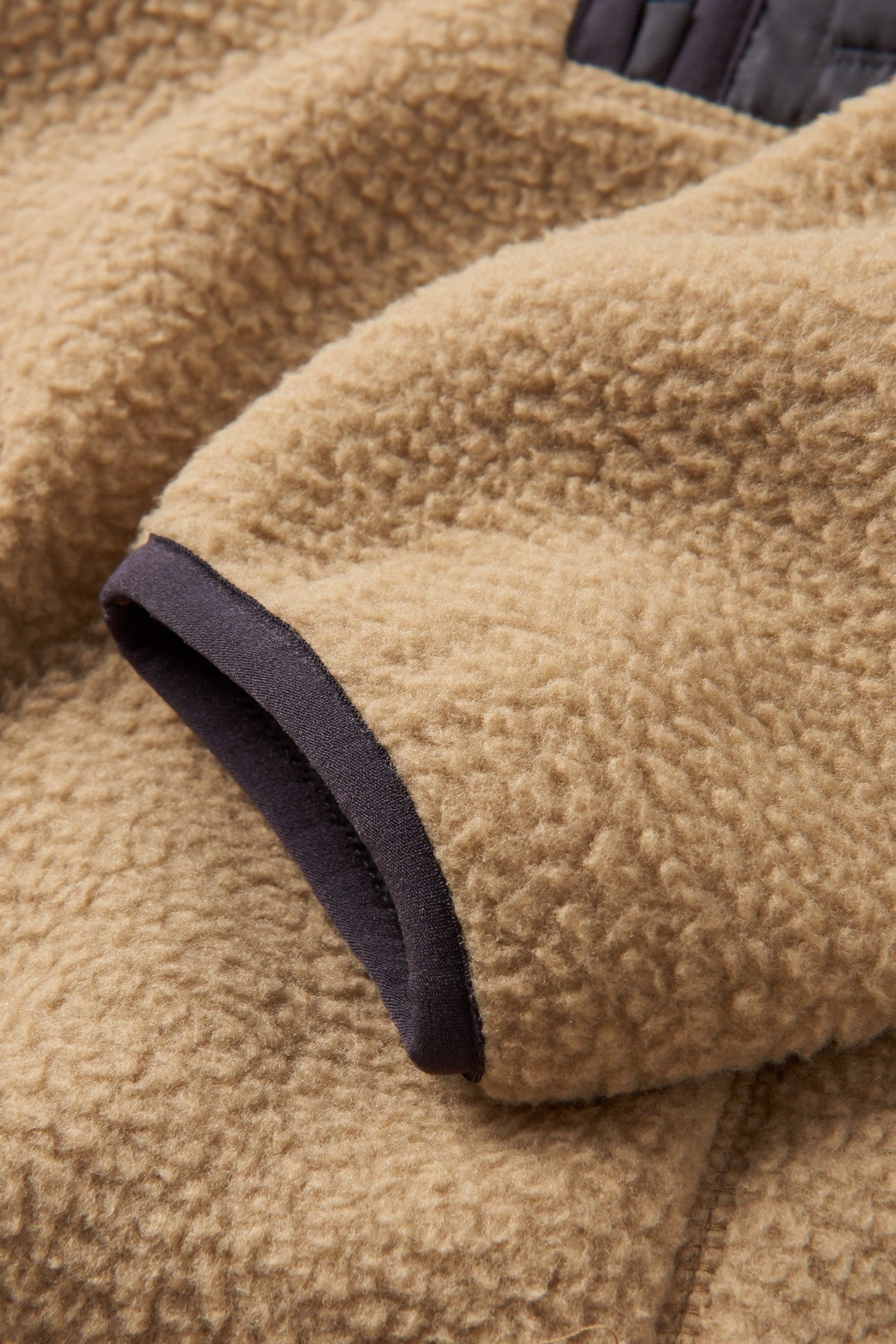 PASSENGER - Offgrid 2.0 1/2 Zip Recycled Sherpa - Fleece - Biscuit - BACKYARD