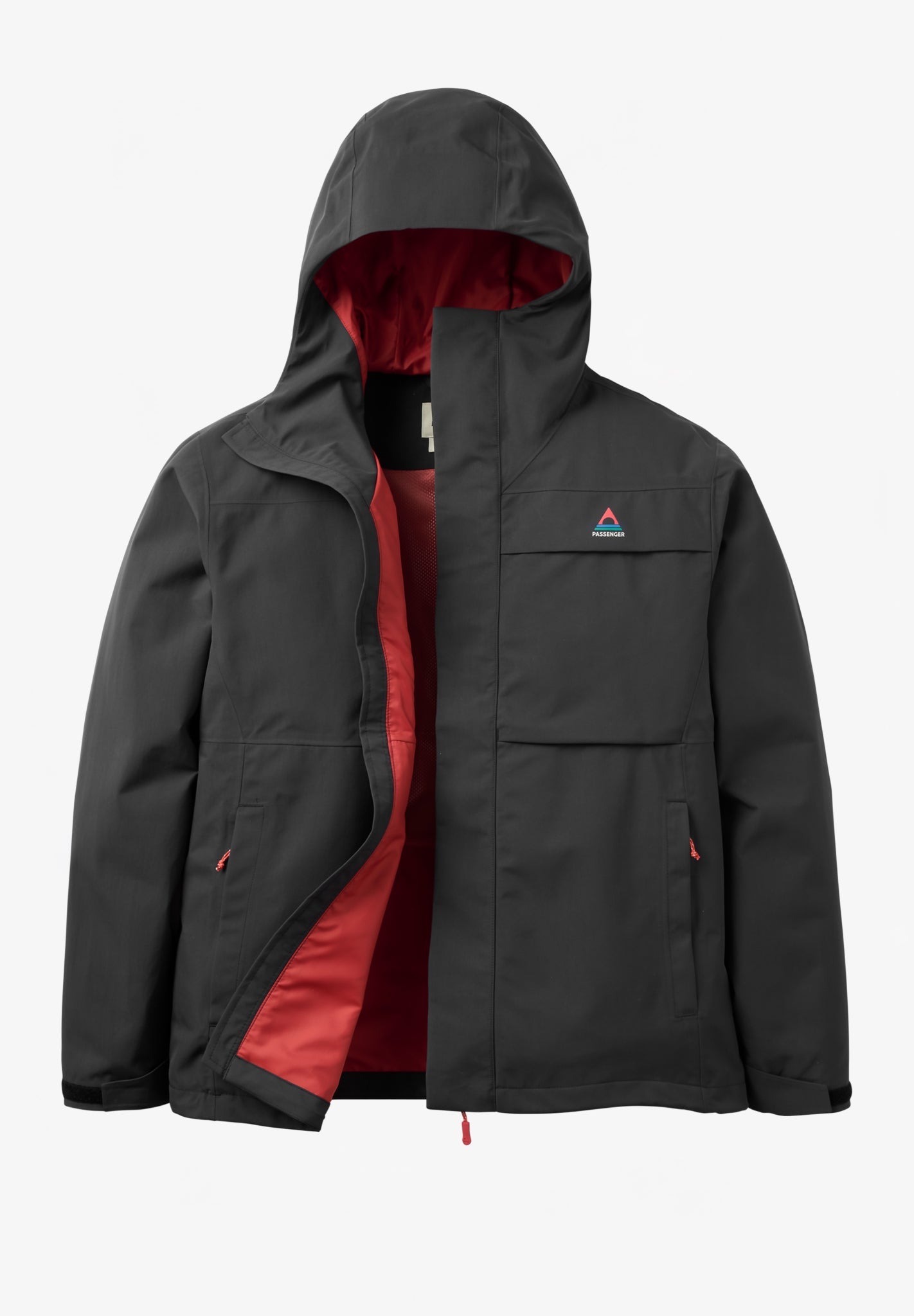 PASSENGER - Overland Waterproof Jacket - Black - BACKYARD