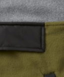PASSENGER - Woodland Hoodless 1/2 Zip Recycled Polar Fleece - Grey Marl Khaki - BACKYARD
