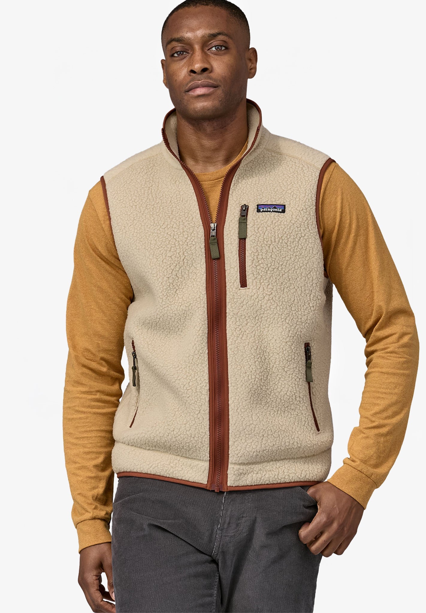PATAGONIA - Men's Retro Pile Vest - Pelican - BACKYARD