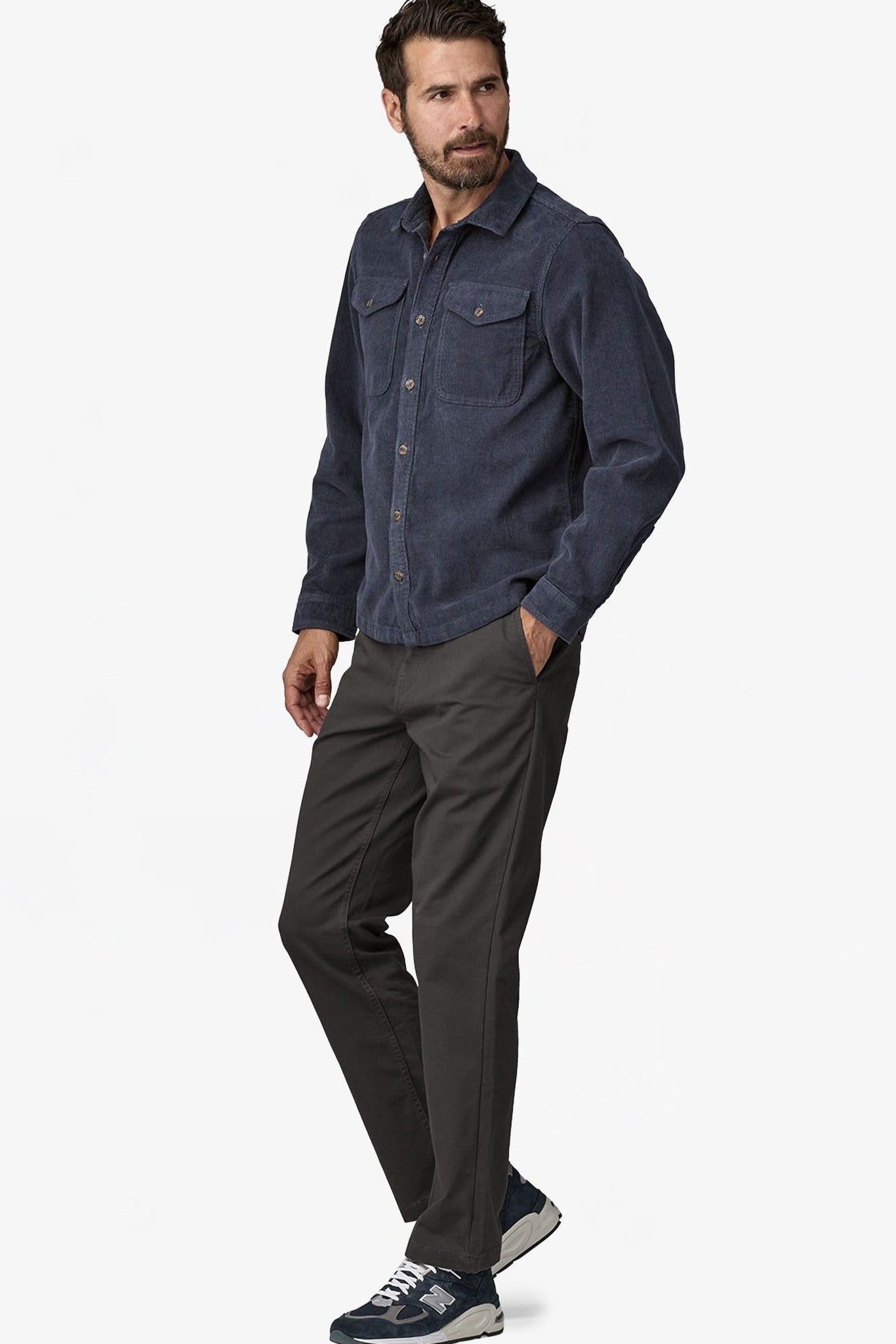 PATAGONIA - Men's Twill Traveler Chino Pants - Forge Grey - BACKYARD