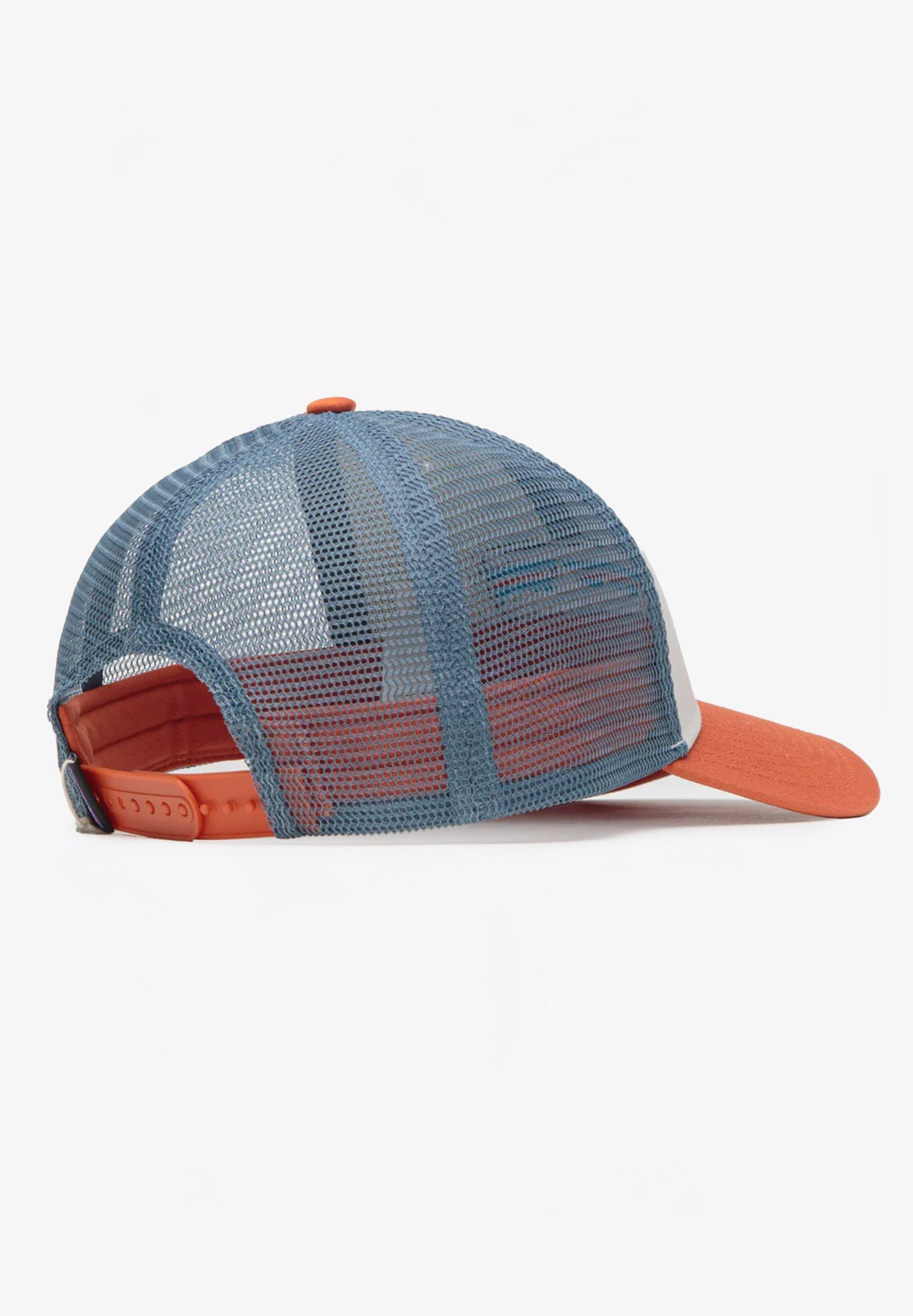 PATAGONIA - P - 6 Logo LoPro Trucker Hat - White Redtail Rust - BACKYARD