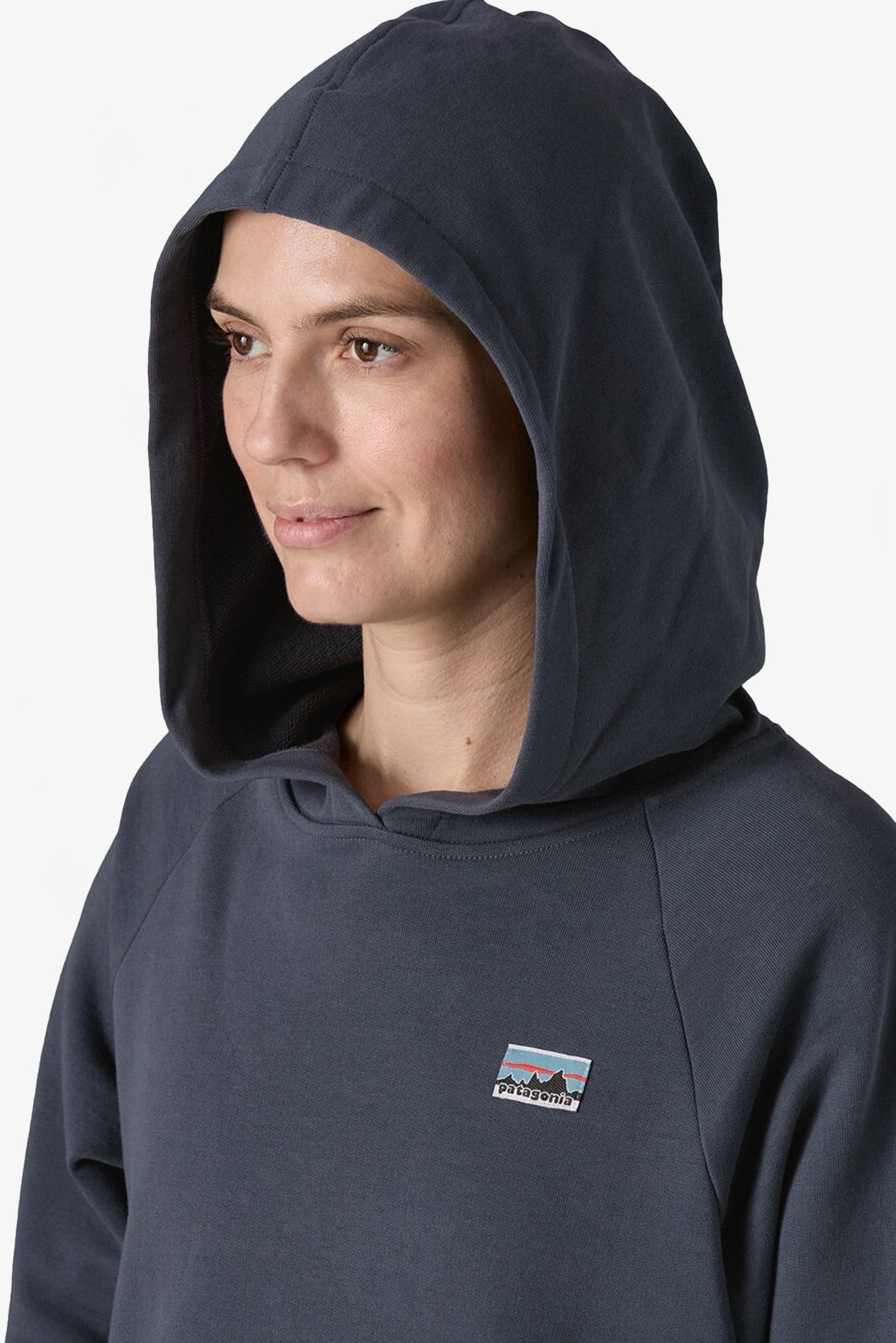 PATAGONIA - Women's Regenerative Organic Certified Cotton Essential Hoody - Smolder Blue - BACKYARD