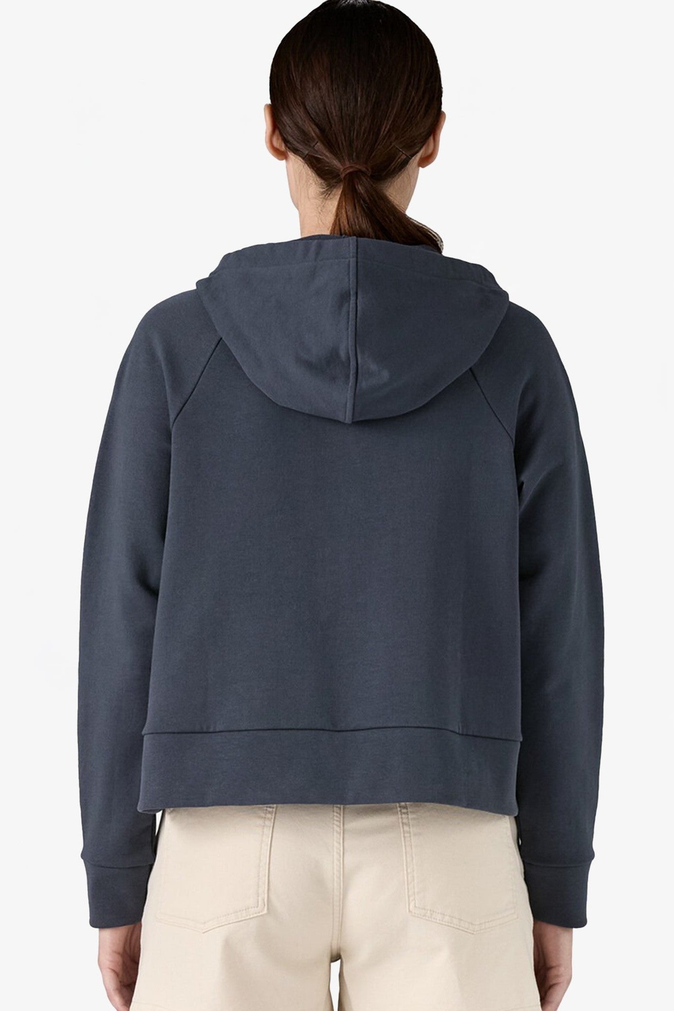 PATAGONIA - Women's Regenerative Organic Certified Cotton Essential Hoody - Smolder Blue - BACKYARD