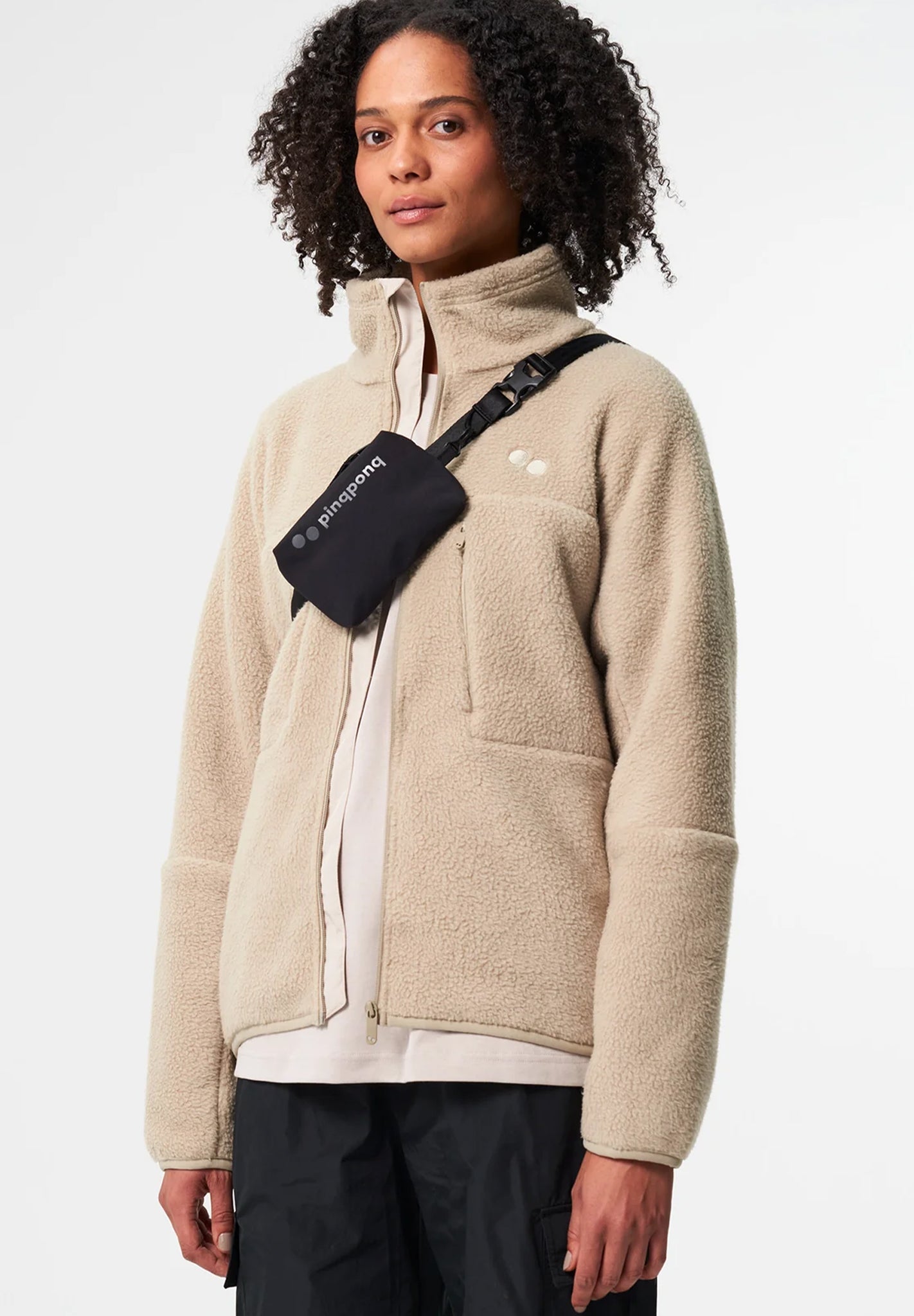 PINQPONQ - Aksel Hipbag - Solid Black - BACKYARD